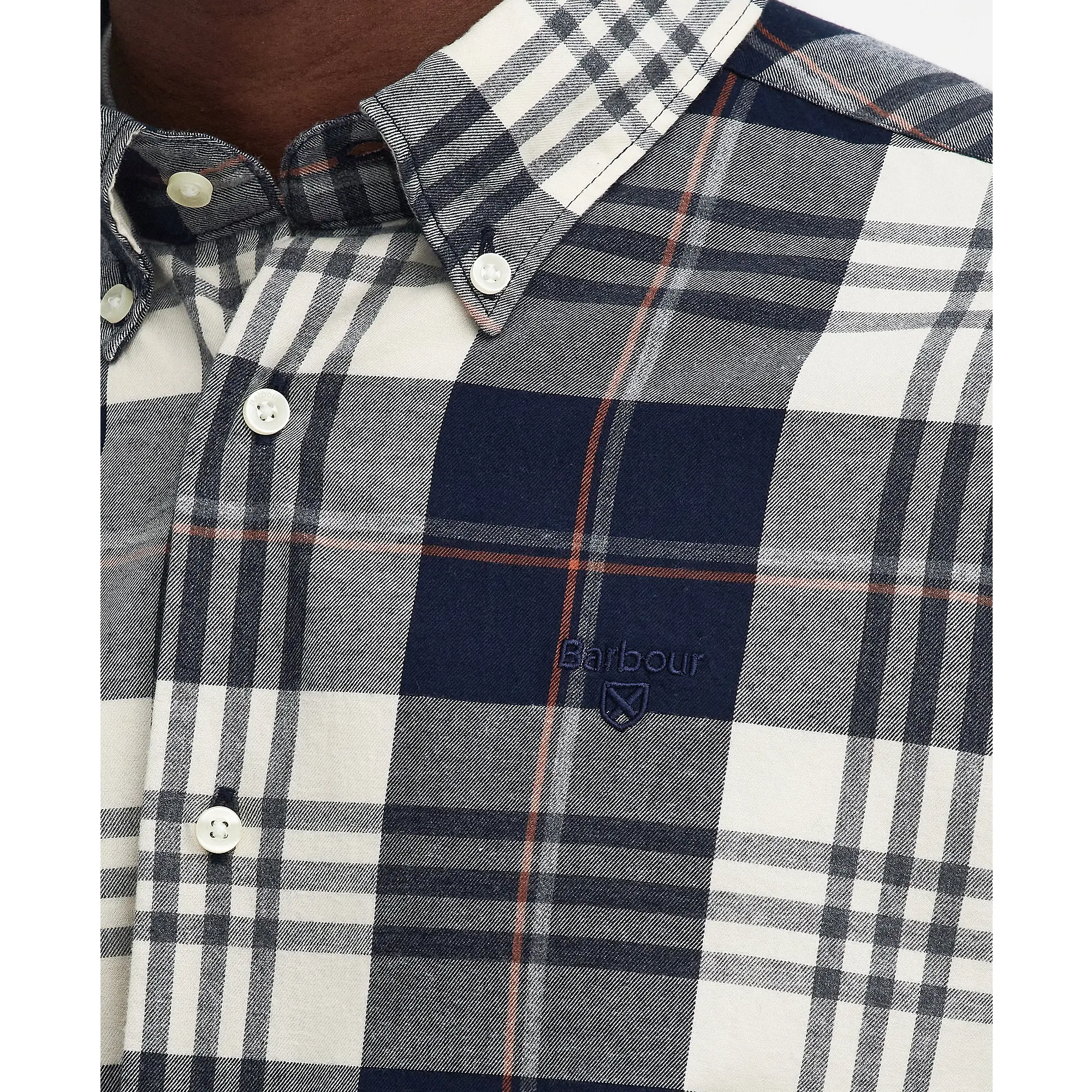 Product image 6 of 7 of Barbour Men's Edgar Tailored Shirt - Navy