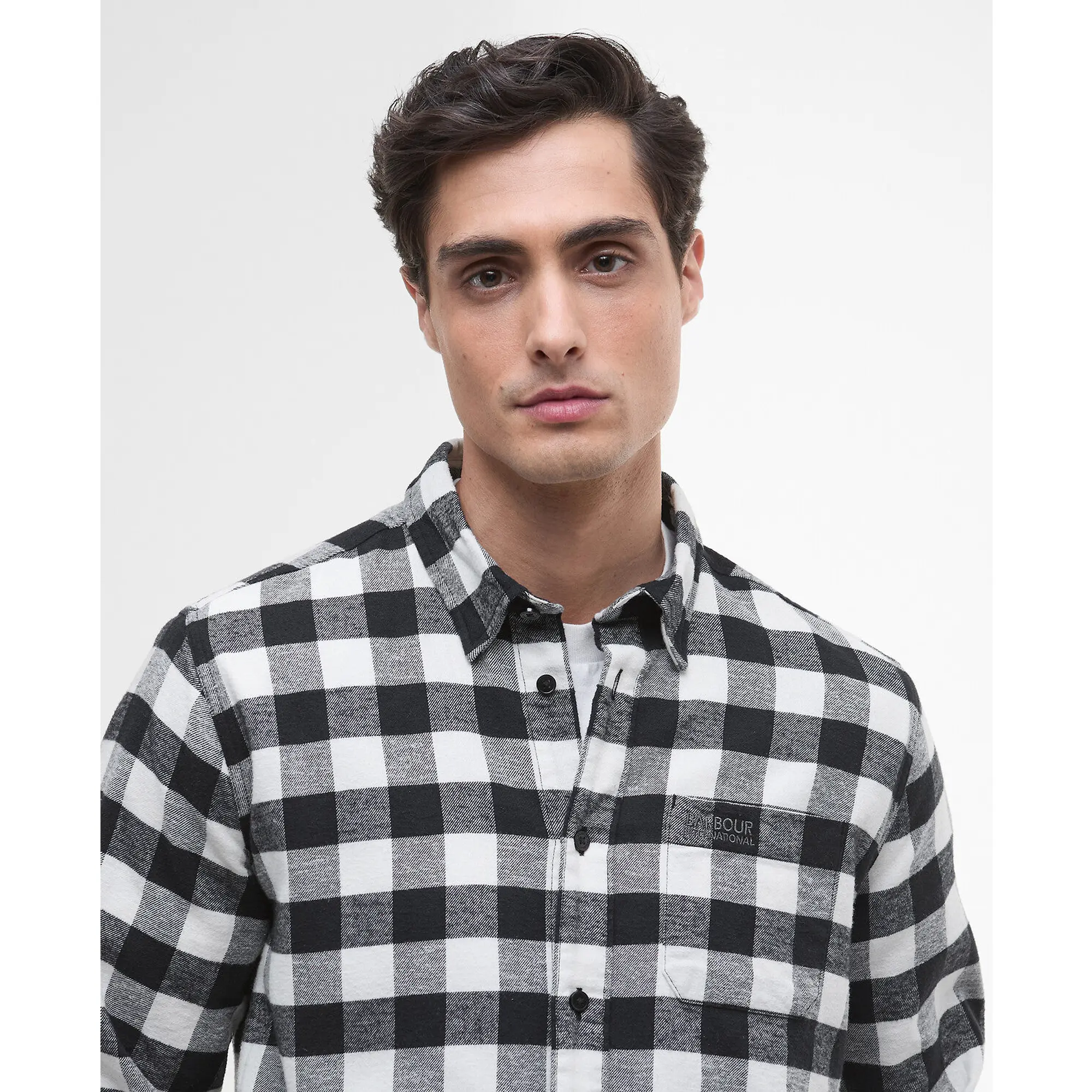Product image 5 of 6 of Barbour International Men's Blackstreak Check Shirt - Black