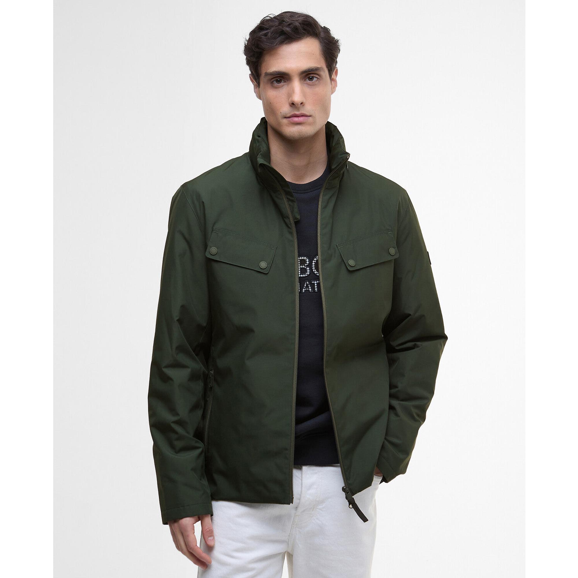 Barbour International Men's Alver Showerproof Jacket - Sage Barbour International Men's Alver Showerproof Jacket - Sage