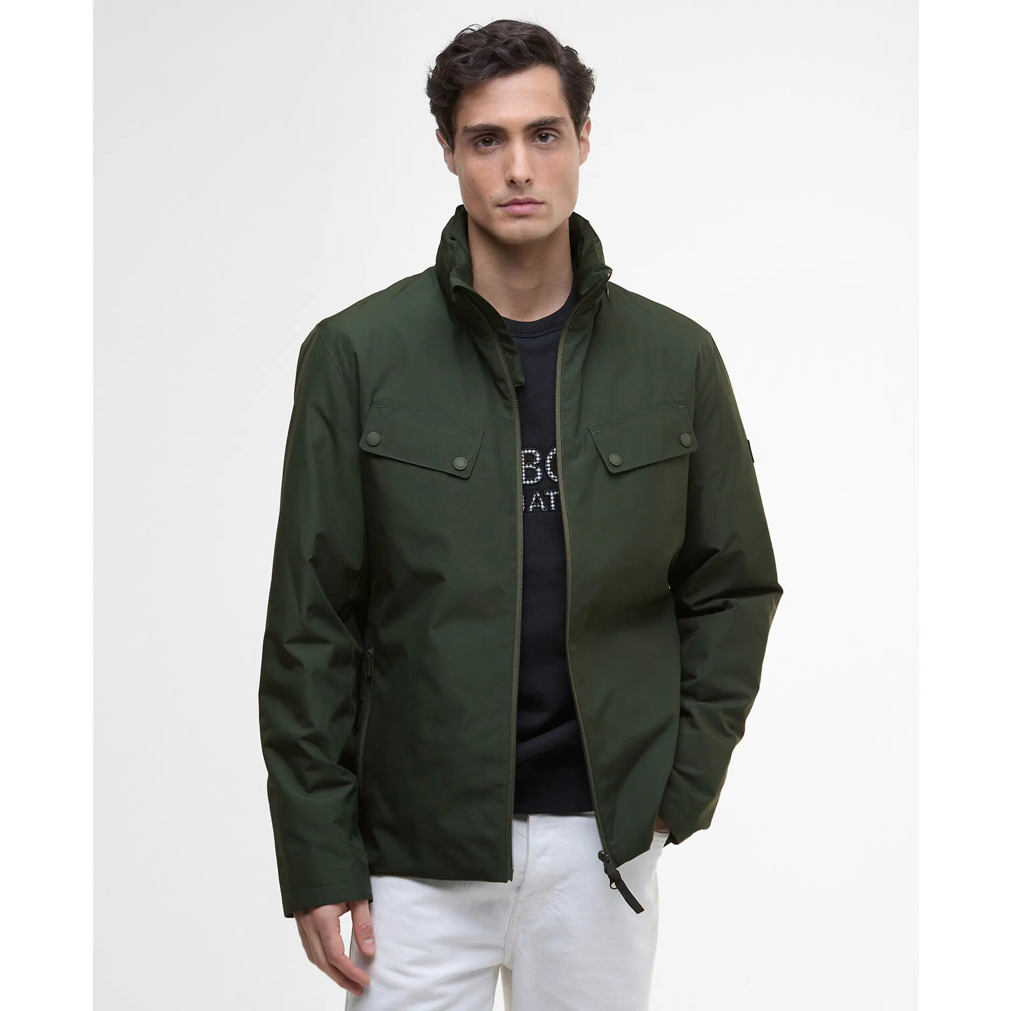 Product image 2 of 8 of Barbour International Men's Alver Showerproof Jacket - Sage
