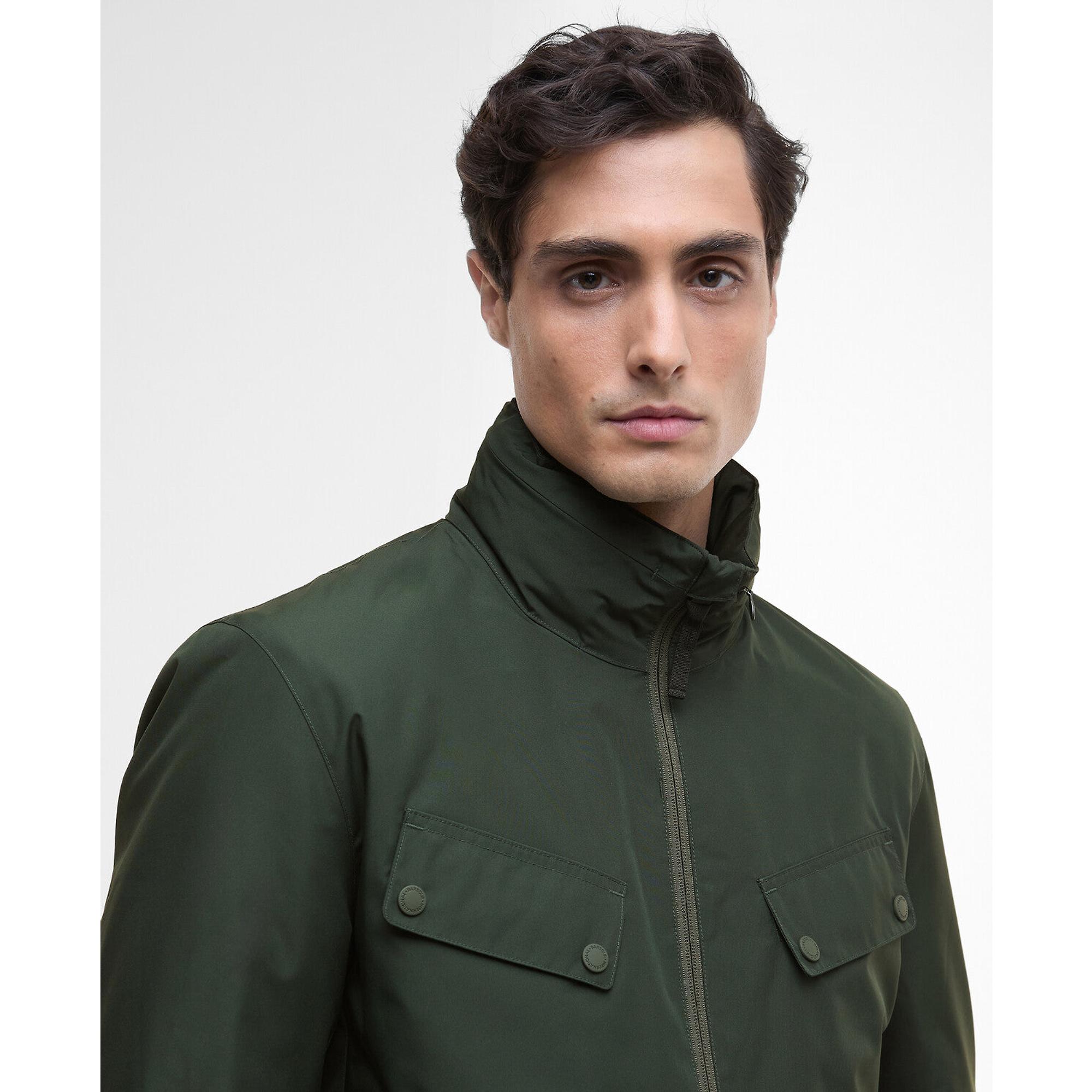 Barbour International Men's Alver Showerproof Jacket - Sage