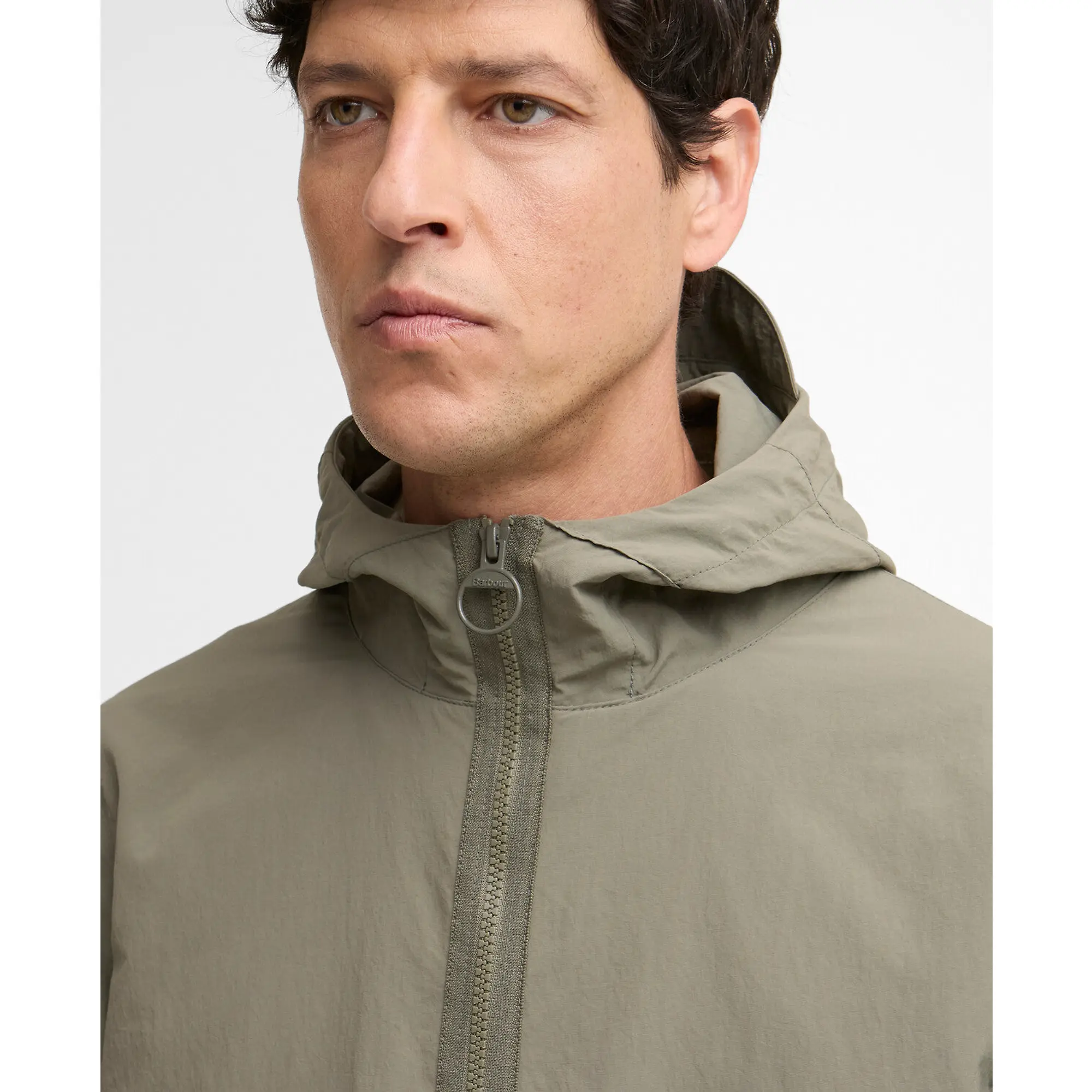 Product image 5 of 7 of Barbour Men's Re-Engineered Argyll Showerproof Jacket - Smokey Olive