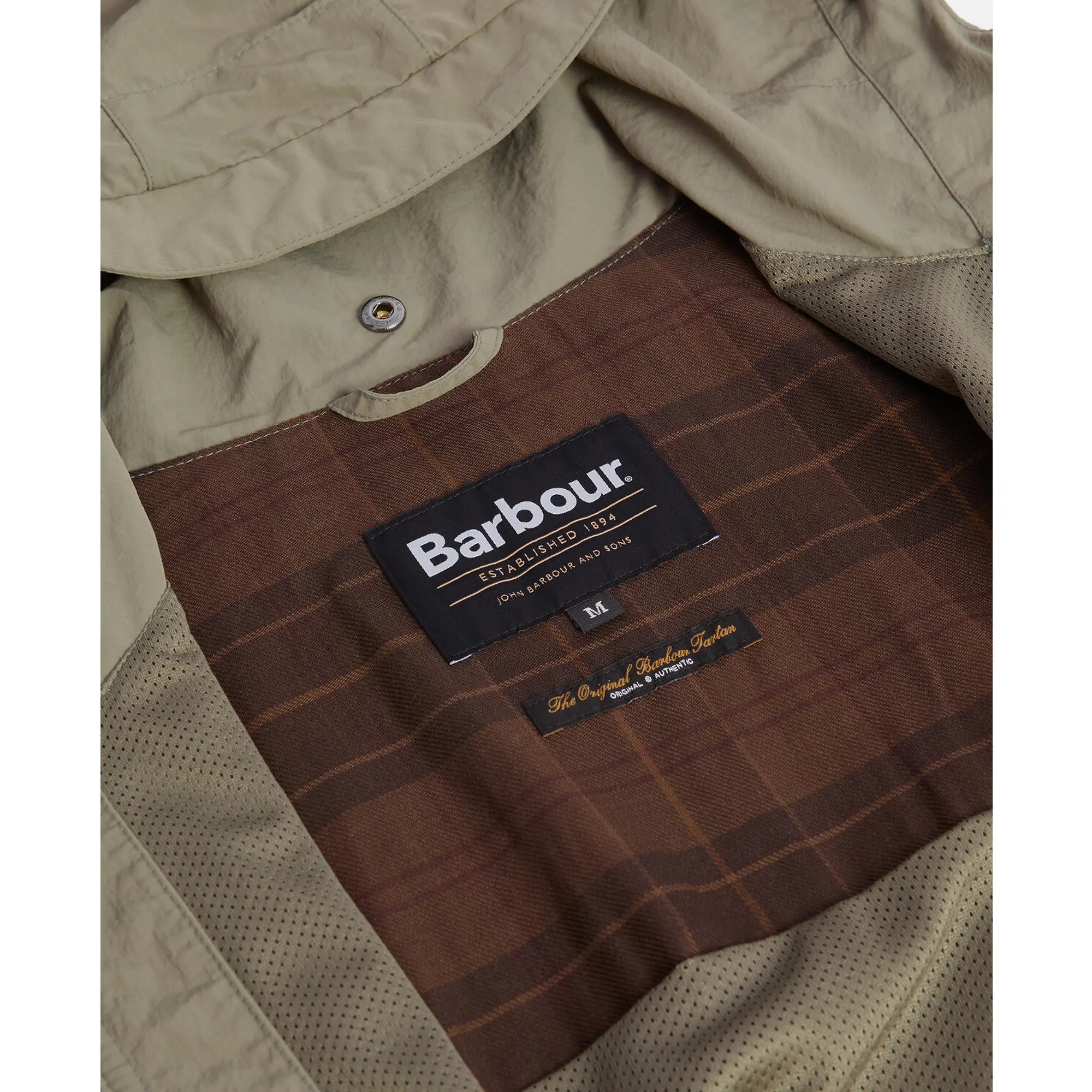 Product image 7 of 7 of Barbour Men's Re-Engineered Argyll Showerproof Jacket - Smokey Olive
