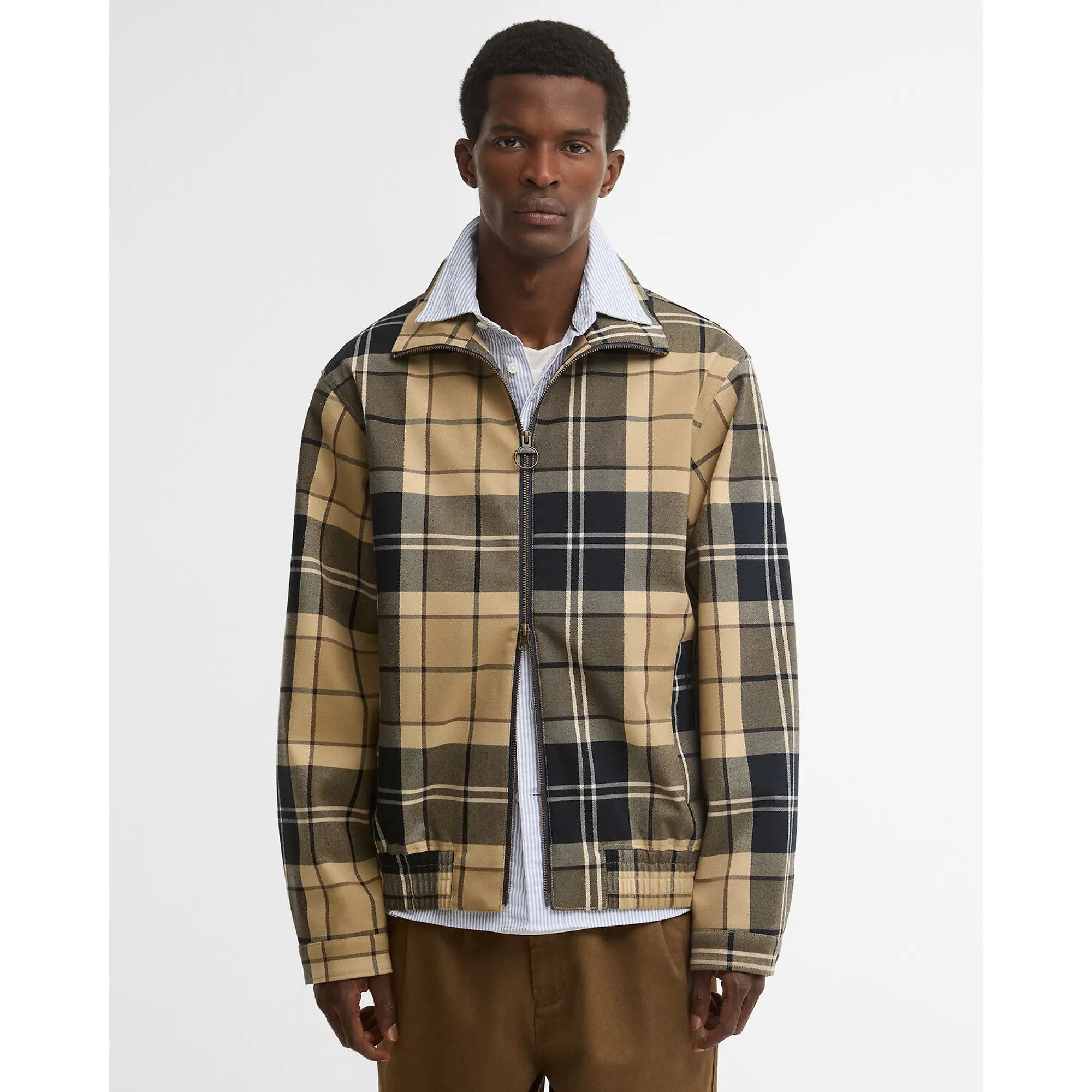 Product image 2 of 7 of Barbour Men's Tartan Blouson Jacket - Birchwood Dress Tartan