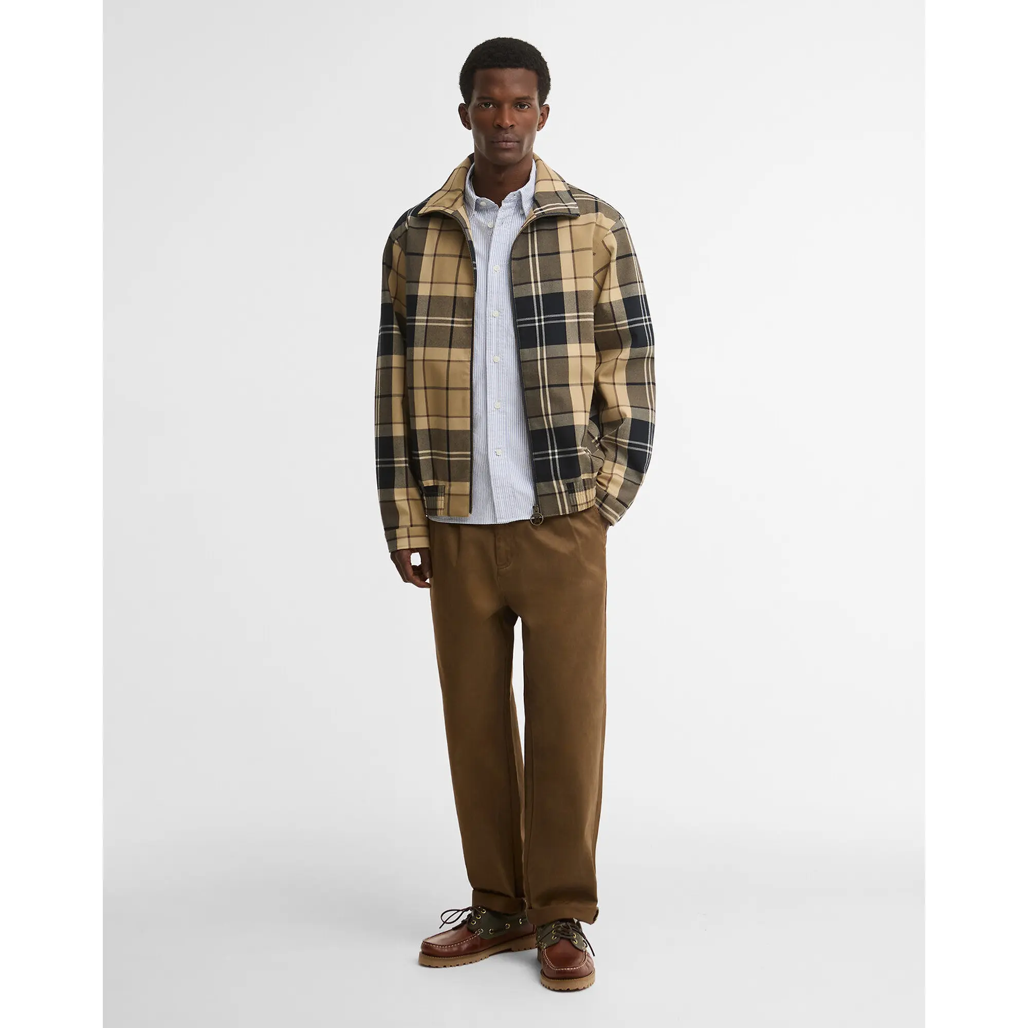 Product image 3 of 7 of Barbour Men's Tartan Blouson Jacket - Birchwood Dress Tartan