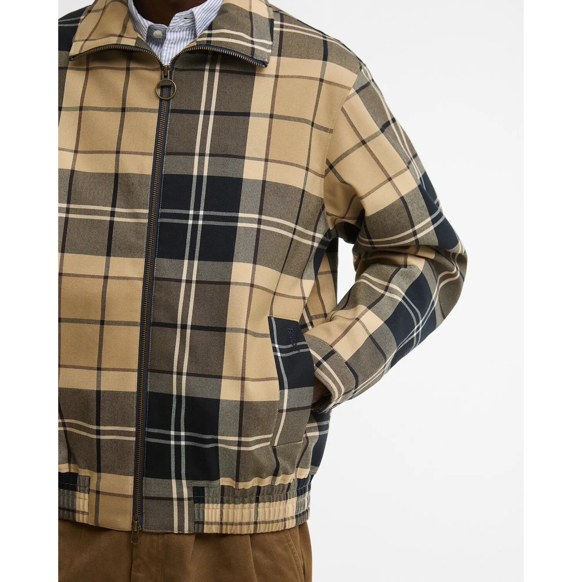 Product image 6 of 7 of Barbour Men's Tartan Blouson Jacket - Birchwood Dress Tartan