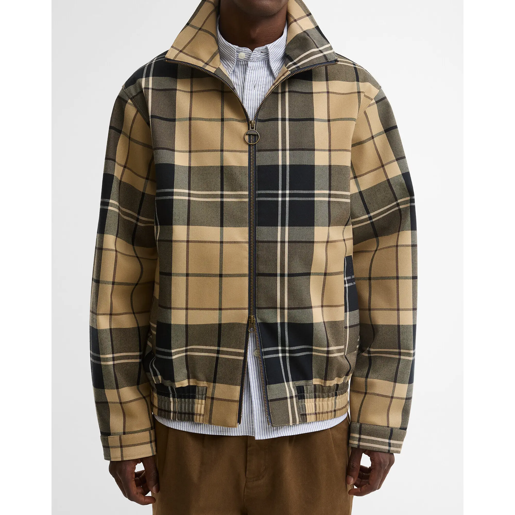 Product image 7 of 7 of Barbour Men's Tartan Blouson Jacket - Birchwood Dress Tartan