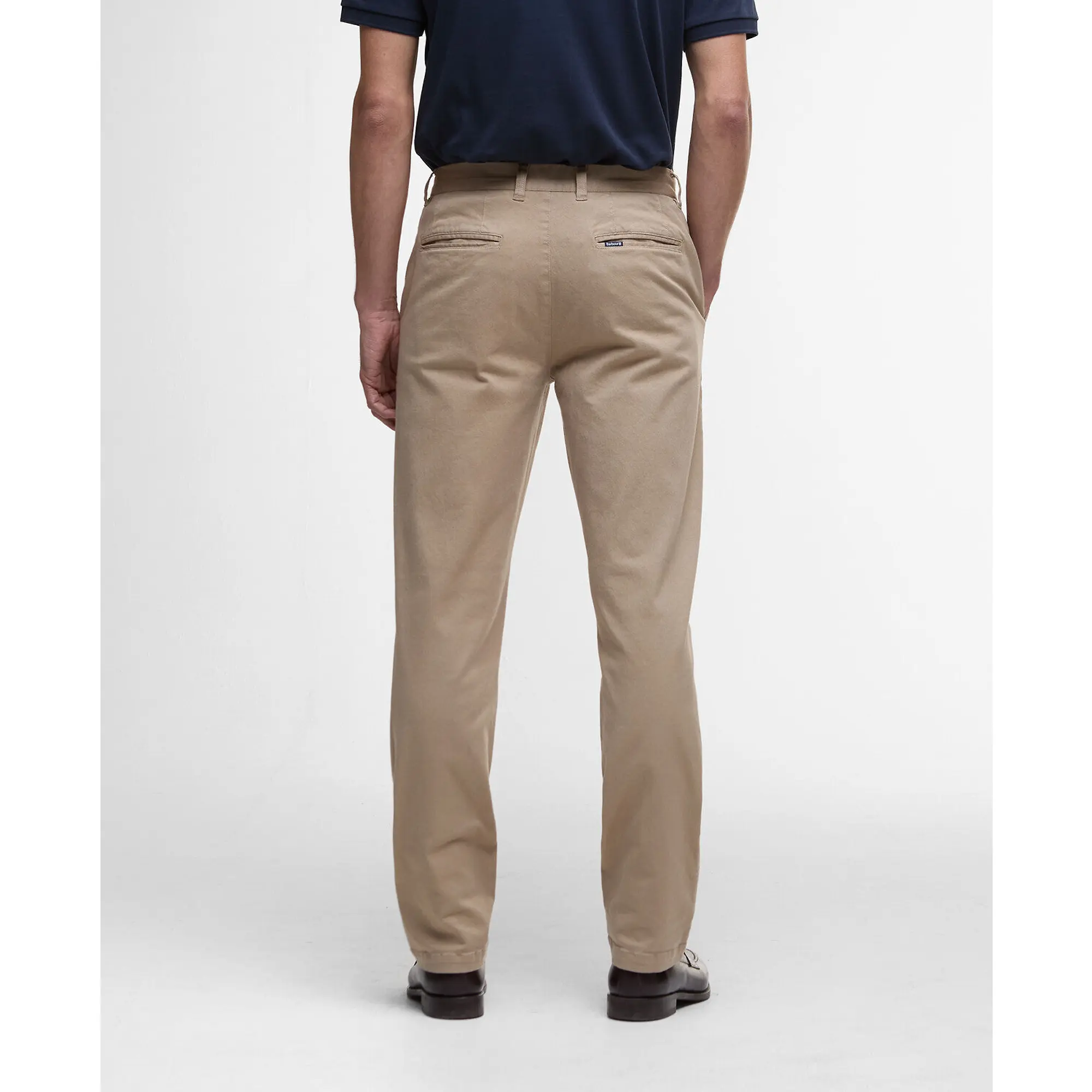 Product image 4 of 6 of Barbour Men's Washed Stretch Tailored Trousers - Washed Stone