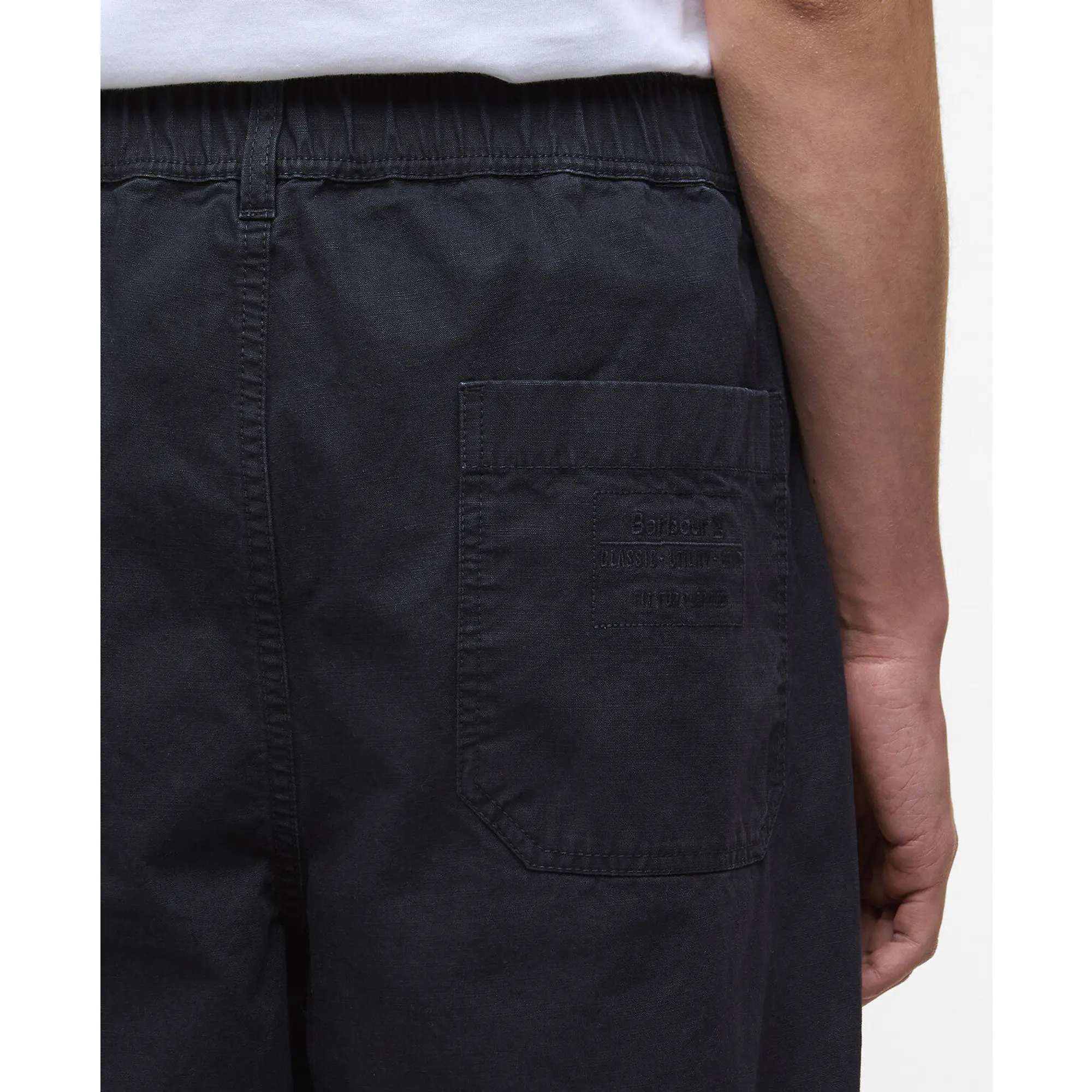 Product image 6 of 6 of Barbour Men's Harton Relaxed Slub Trousers - Dark Navy