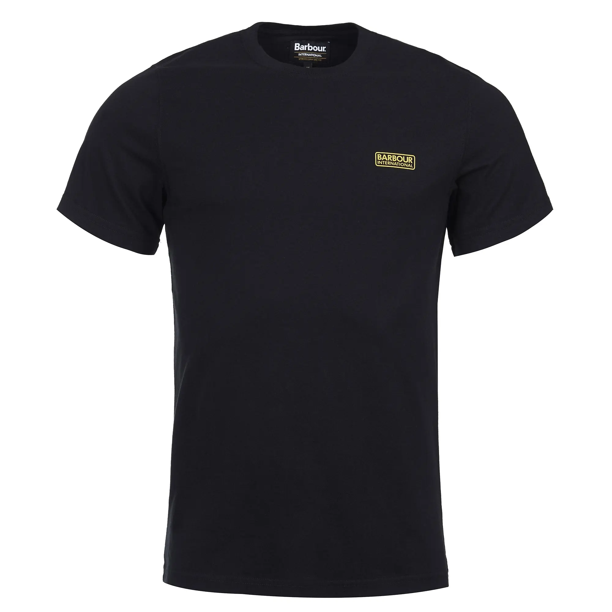 Product image 1 of 5 of Barbour International Men's Small Logo T-Shirt - Black/Yellow