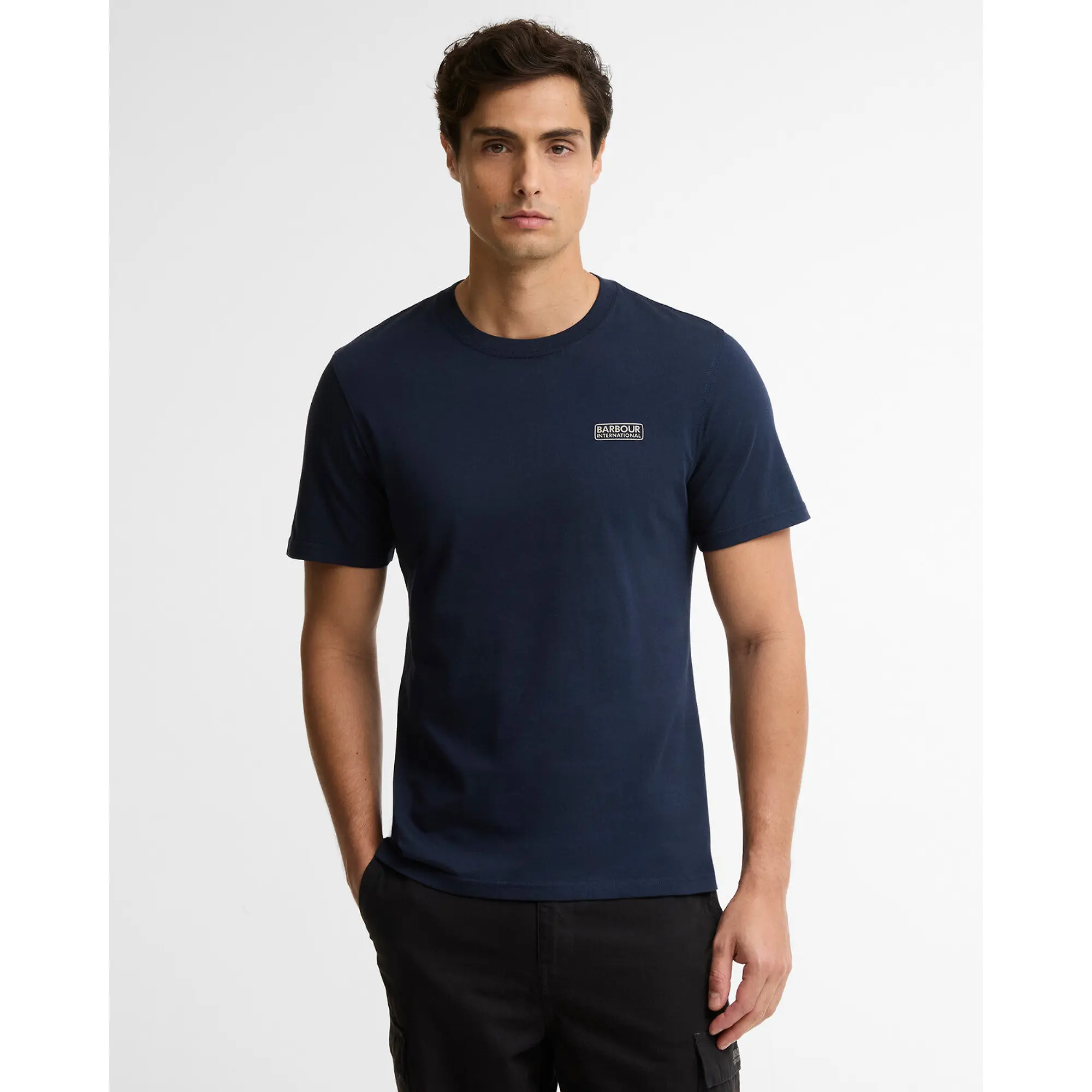 Product image 2 of 5 of Barbour International Men's Small Logo Tee - Navy Blazer