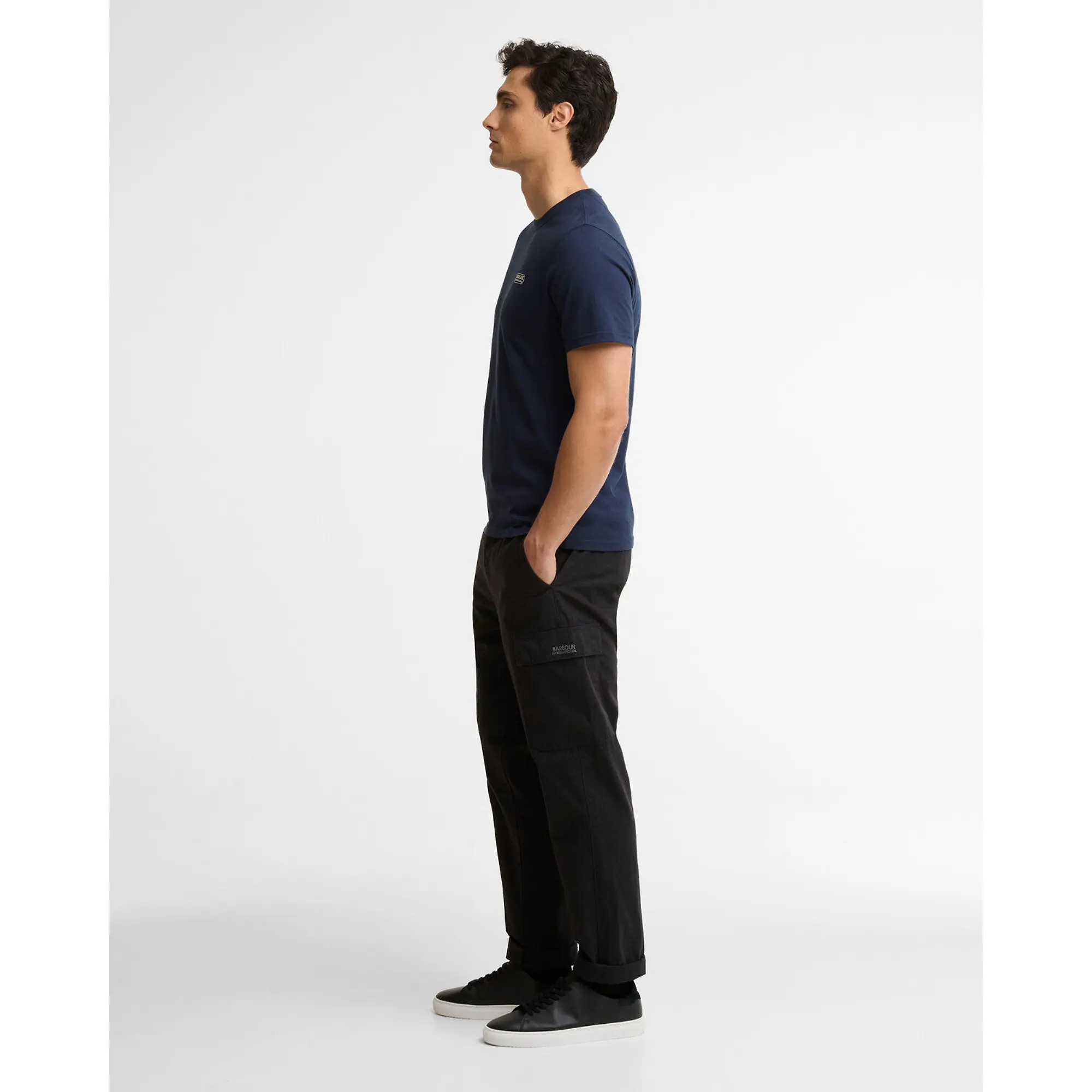 Product image 3 of 5 of Barbour International Men's Small Logo Tee - Navy Blazer