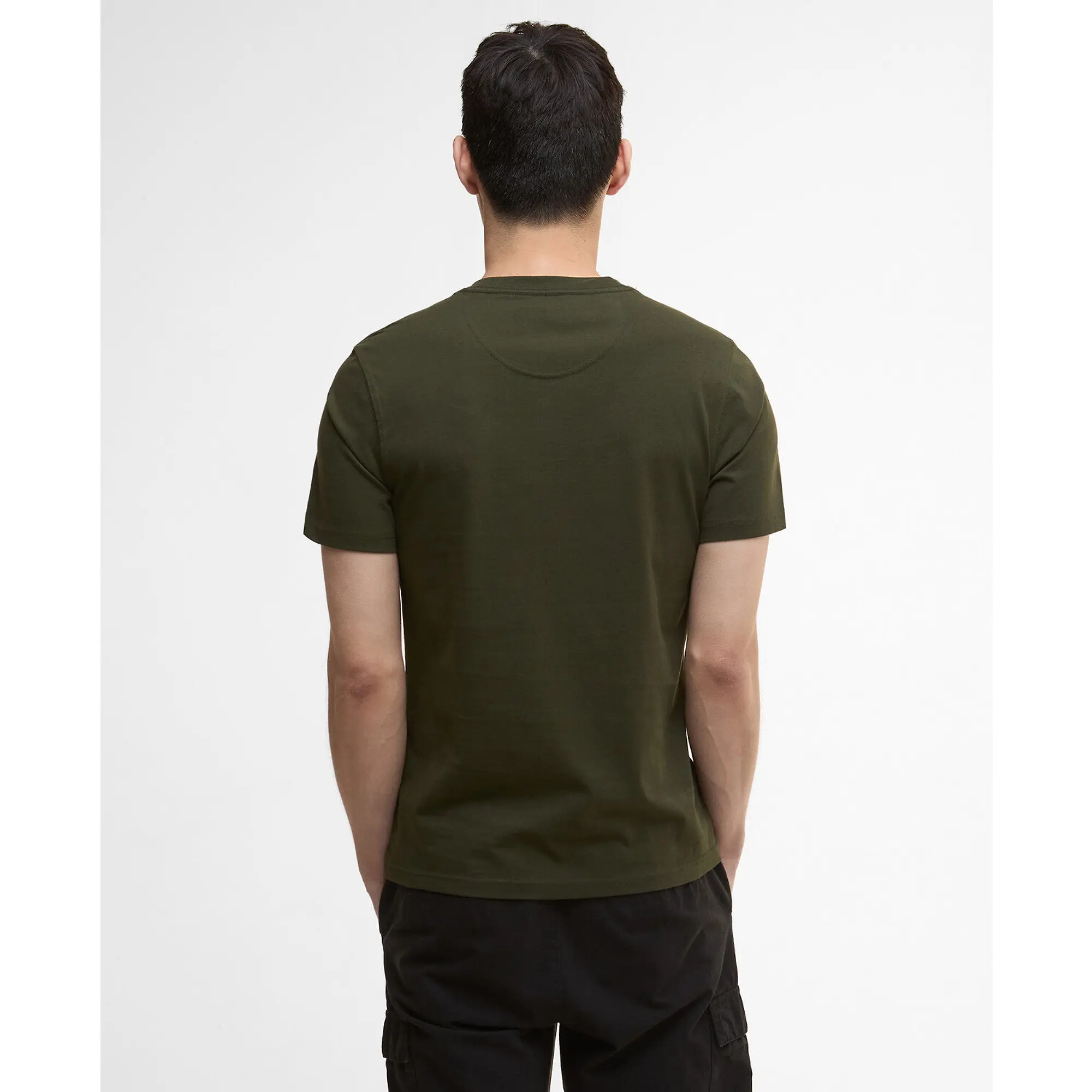 Product image 4 of 6 of Barbour International Men's Small Logo T-Shirt - Sage/White
