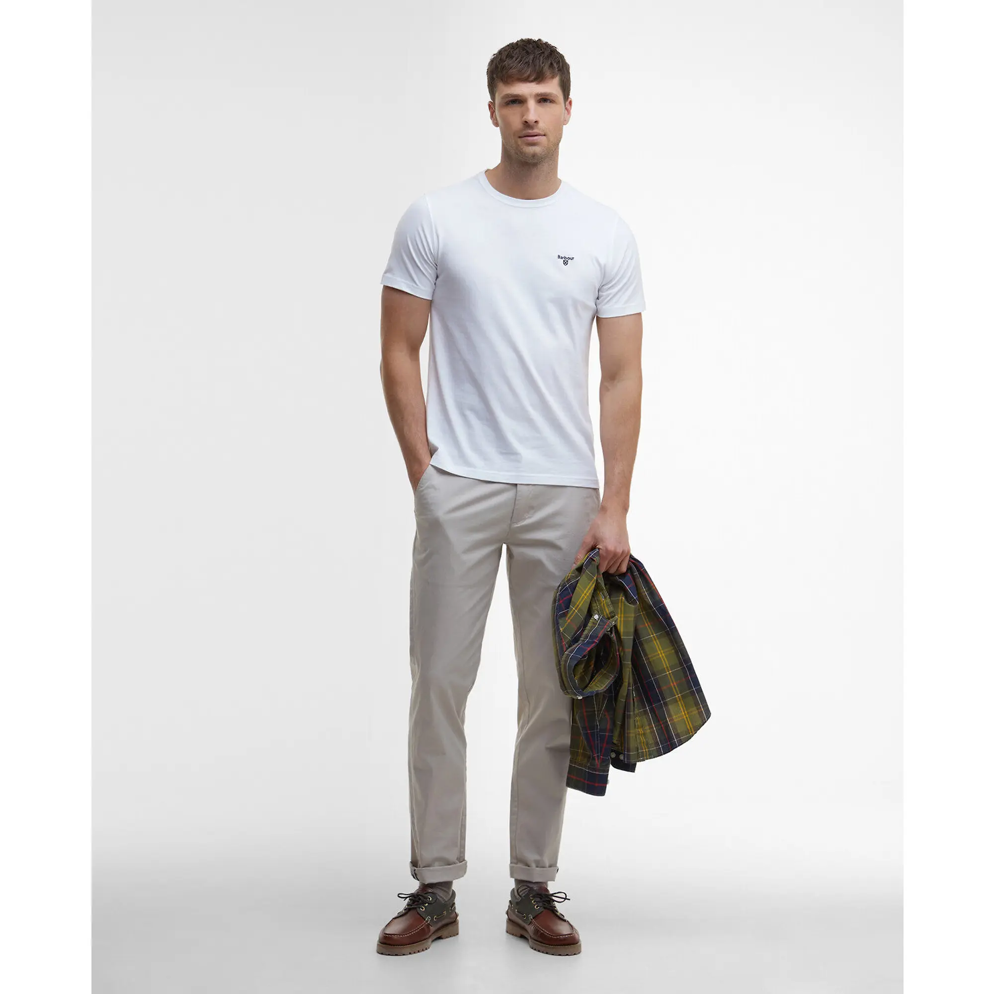 Product image 3 of 6 of Barbour Men's Essential Sports T-Shirt - White