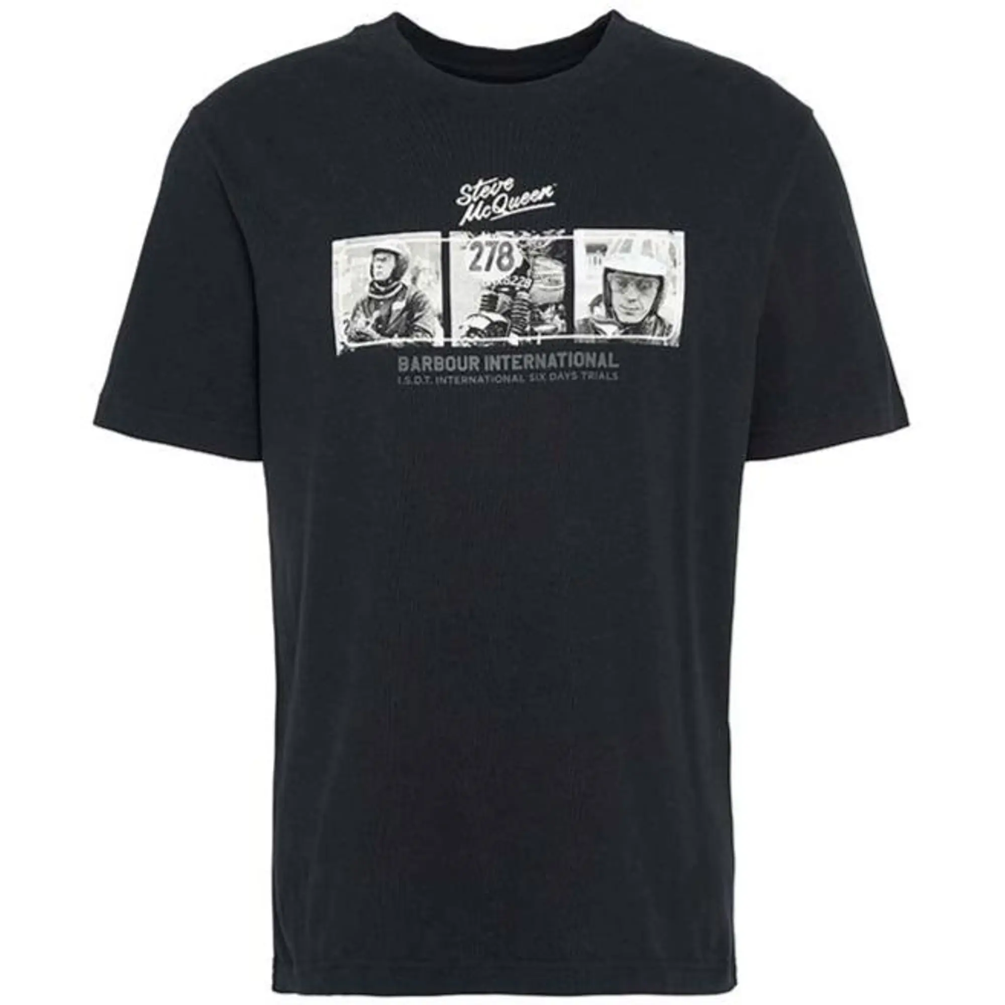 Product image 1 of 6 of Barbour International Men's Firebird Graphic T-Shirt - Black