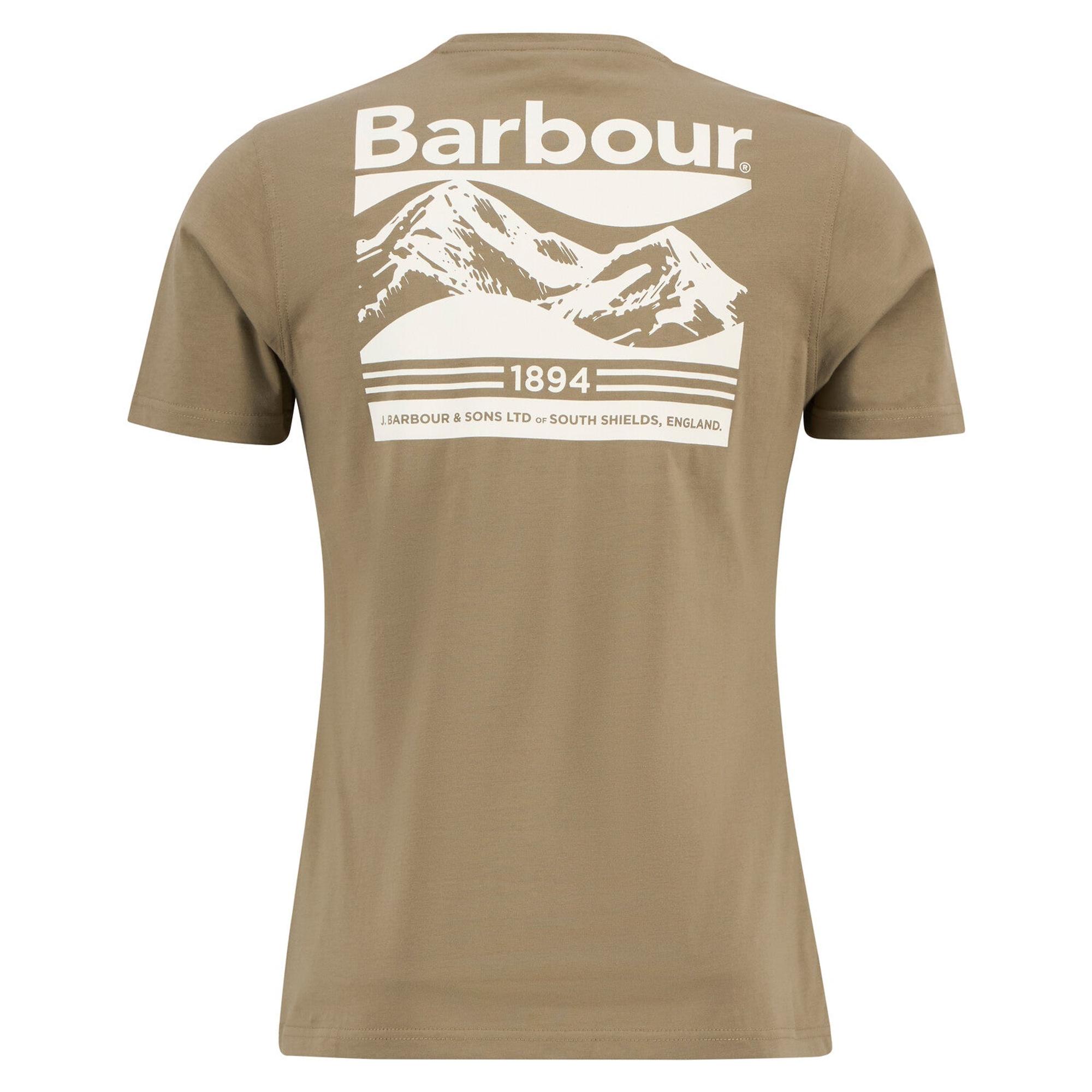 Barbour Men's Camber Graphic T-Shirt - Grey Olive | British Attire