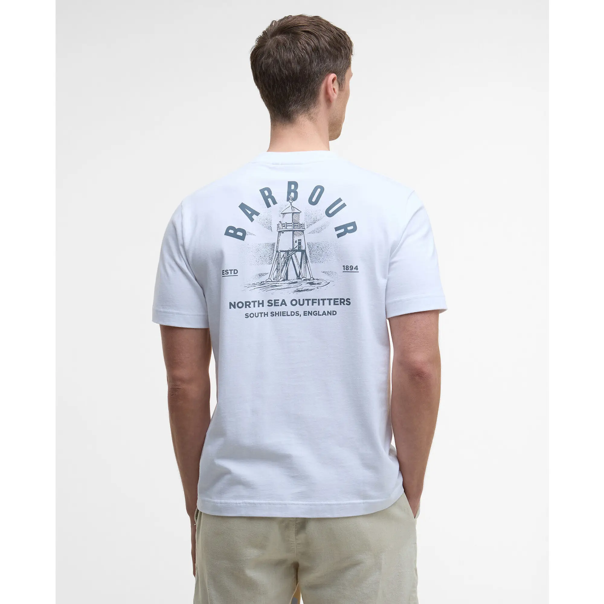 Product image 4 of 6 of Barbour Men's Relaxed Souter T-Shirt - White