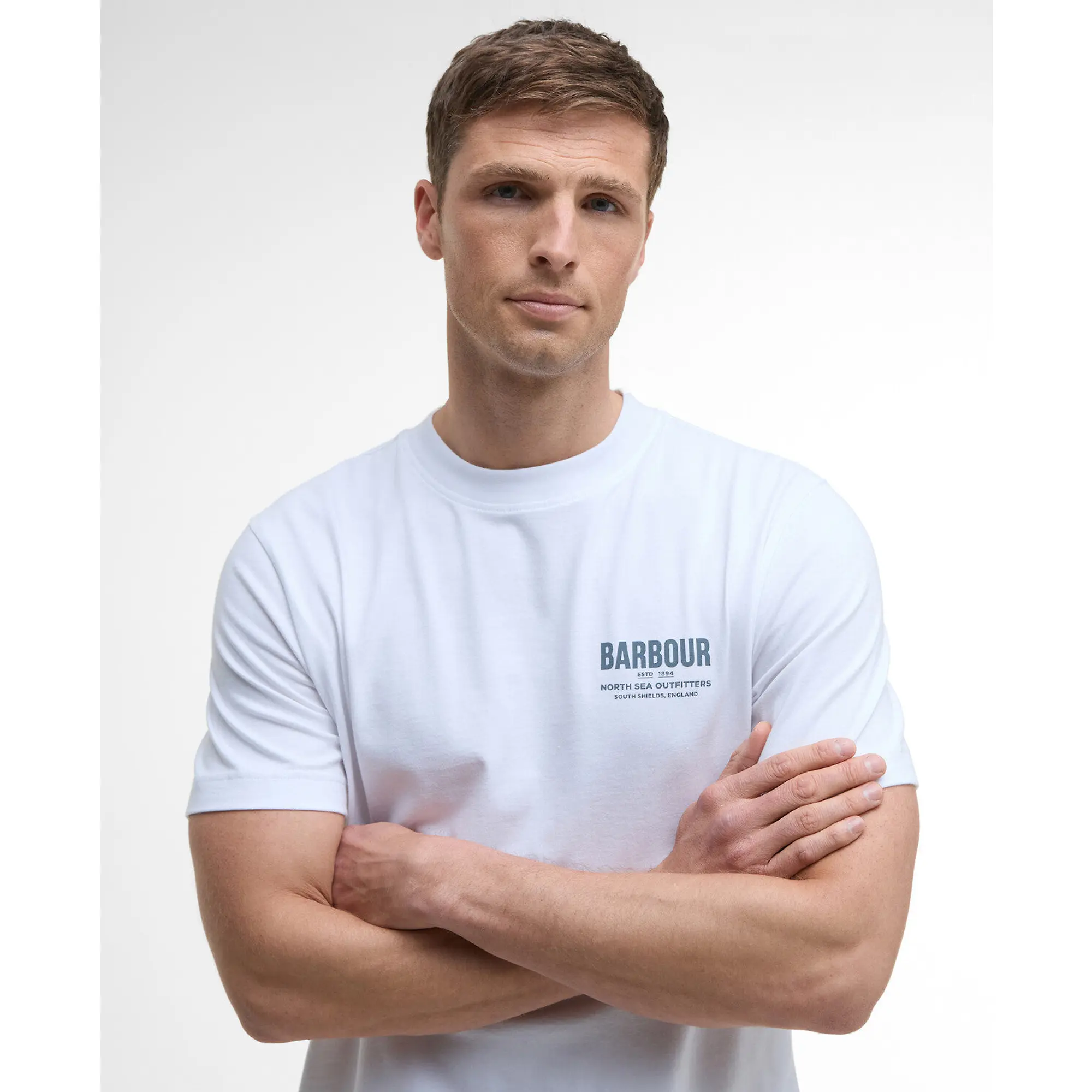 Product image 5 of 6 of Barbour Men's Relaxed Souter T-Shirt - White