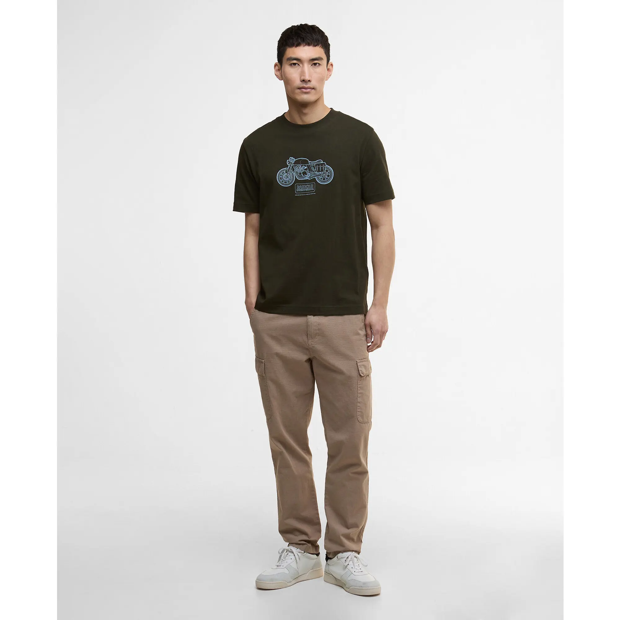 Product image 3 of 5 of Barbour International Men's Morris Motorbike Graphic T-Shirt - Sage