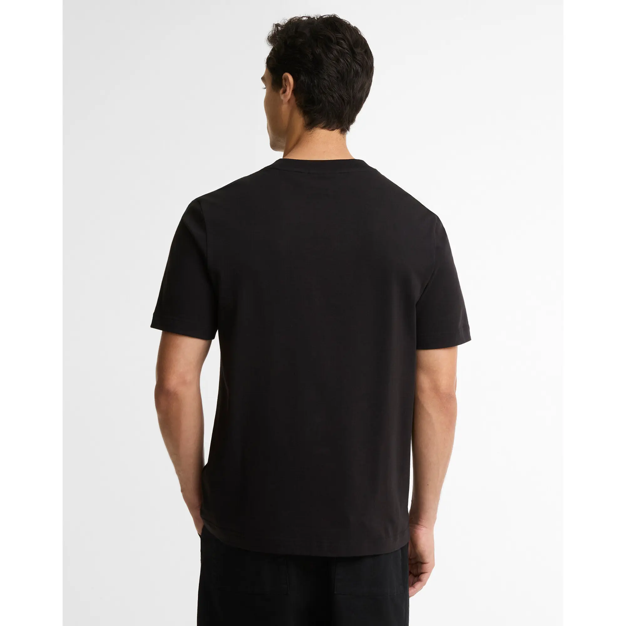 Product image 4 of 5 of Barbour International Men's Essential Tee - Black / Fire Whirl