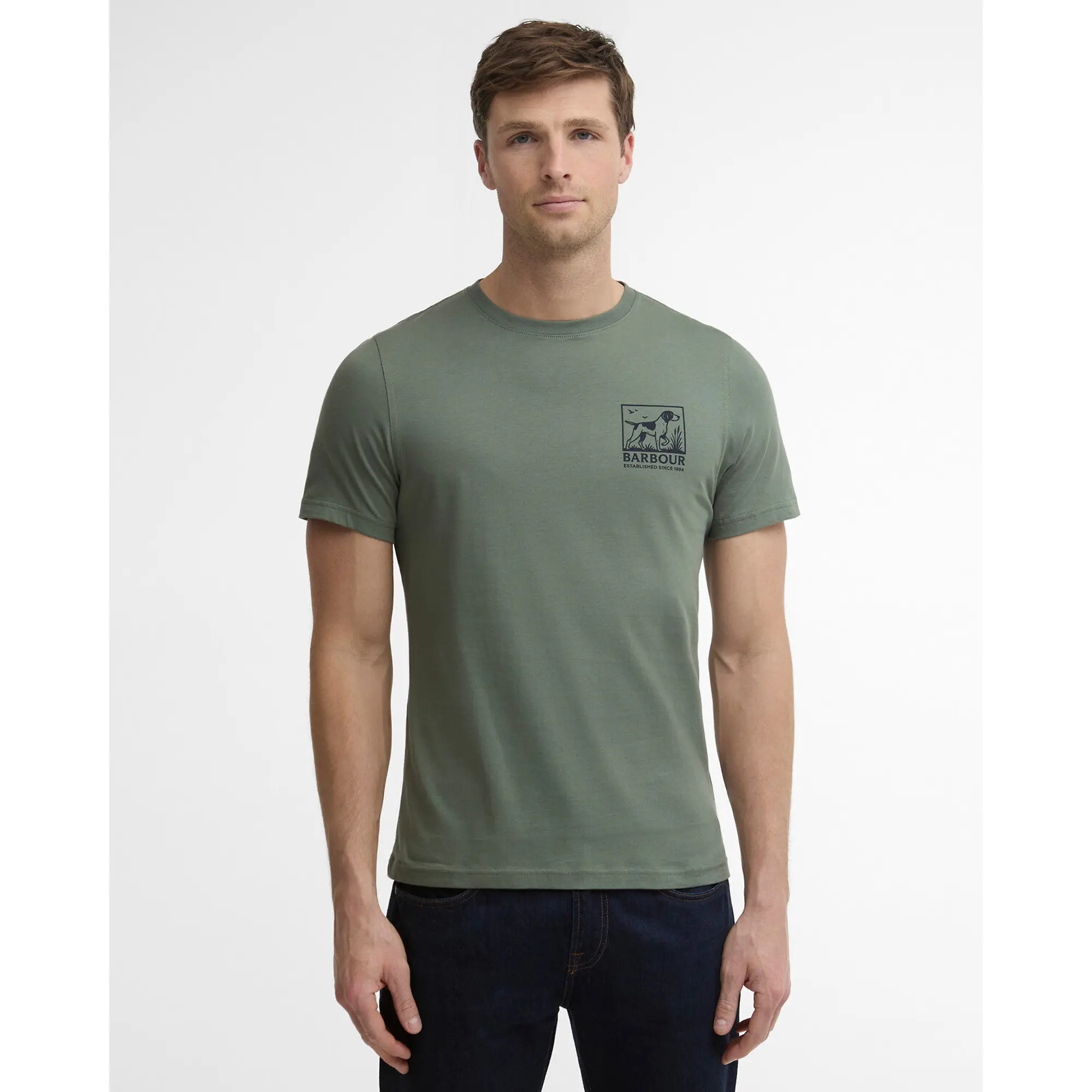 Product image 2 of 7 of Barbour Men's Setter T-Shirt - Agave Green