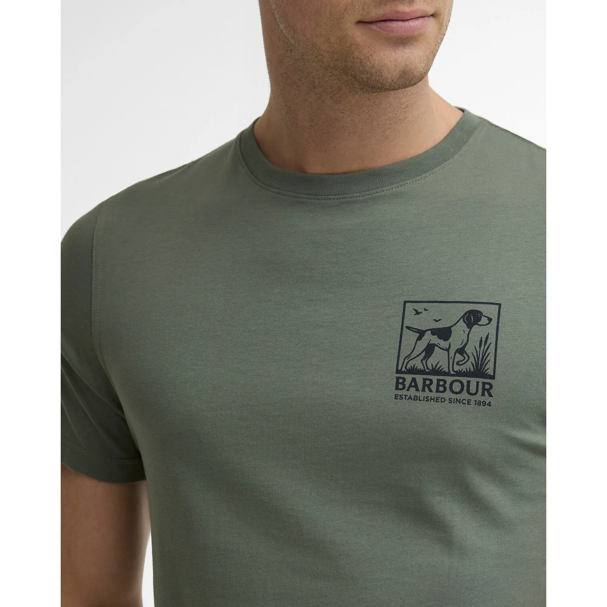 Product image 5 of 7 of Barbour Men's Setter T-Shirt - Agave Green