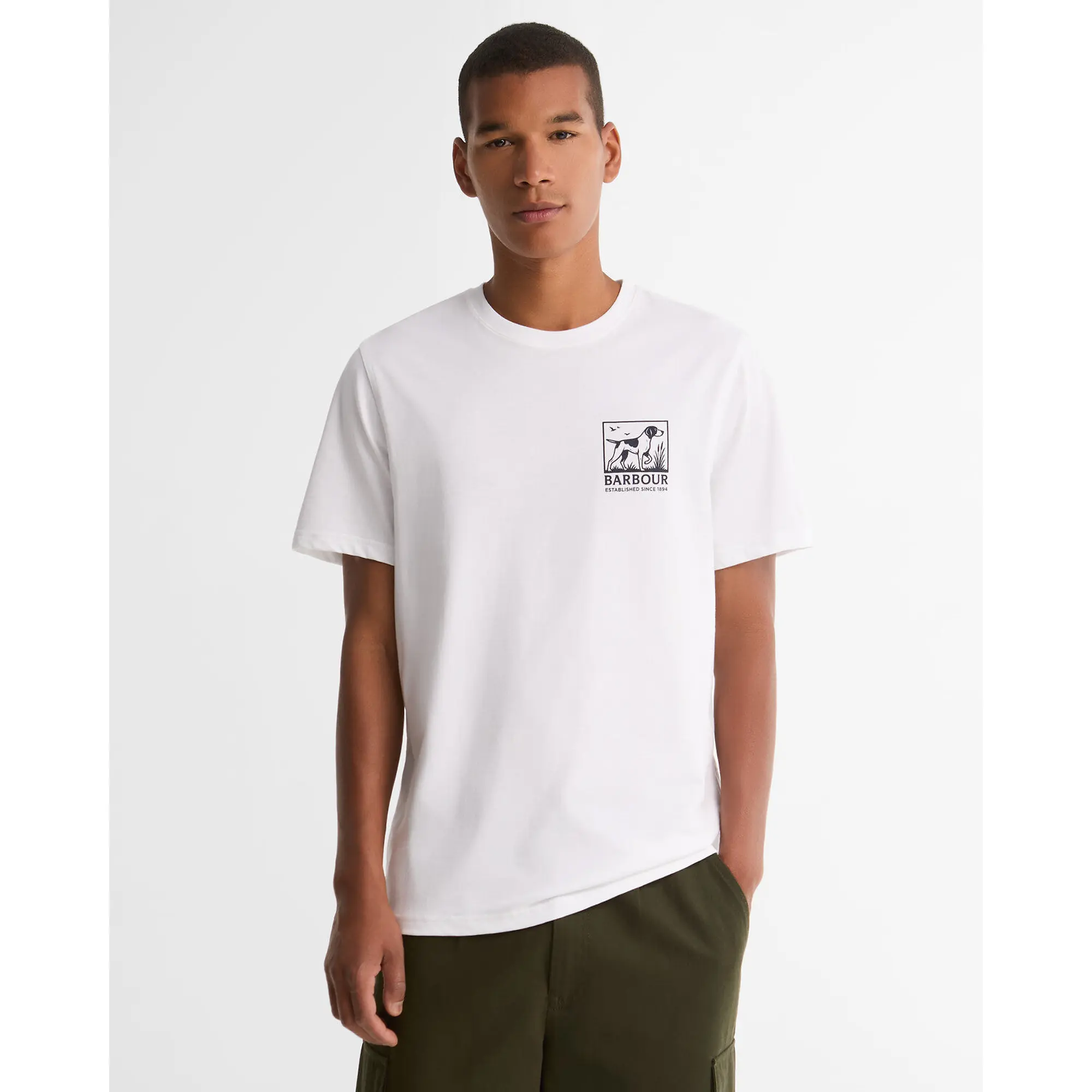 Product image 2 of 7 of Barbour Men's Setter T-Shirt - White