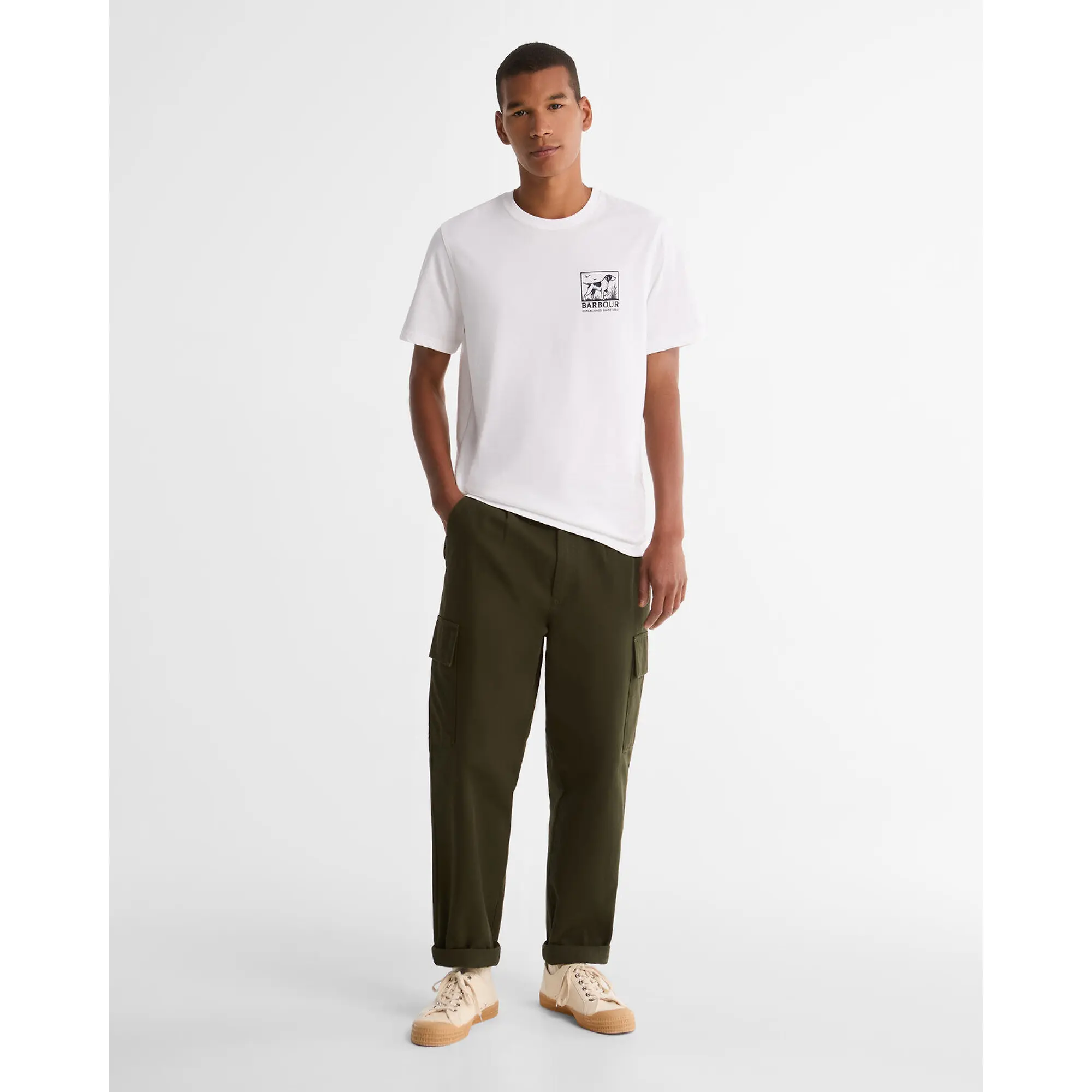 Product image 4 of 7 of Barbour Men's Setter T-Shirt - White