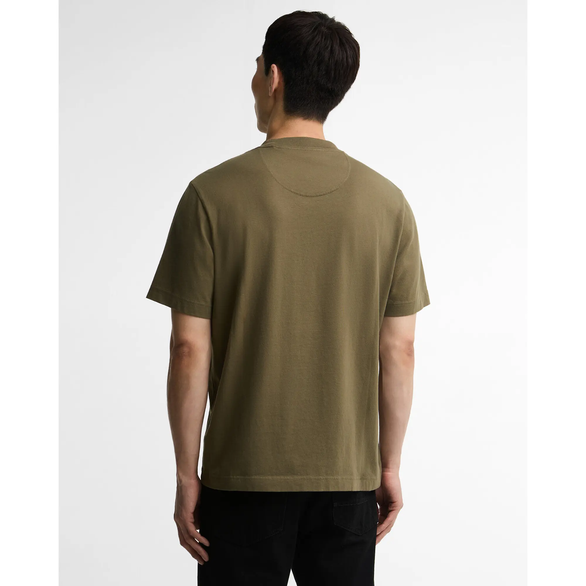 Product image 4 of 5 of Barbour International Men's SMQ Brandon Tee - Mid Olive