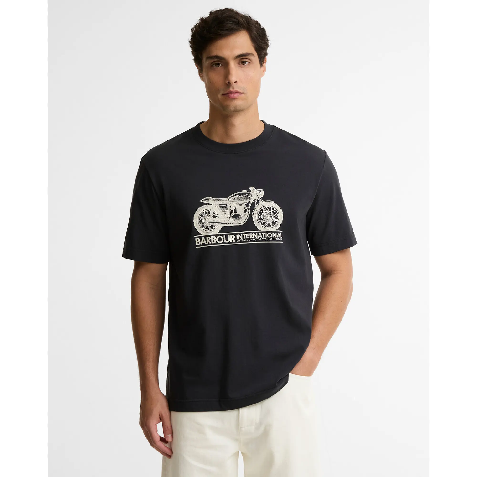 Product image 2 of 5 of Barbour International Men's Triton T-Shirt - Black