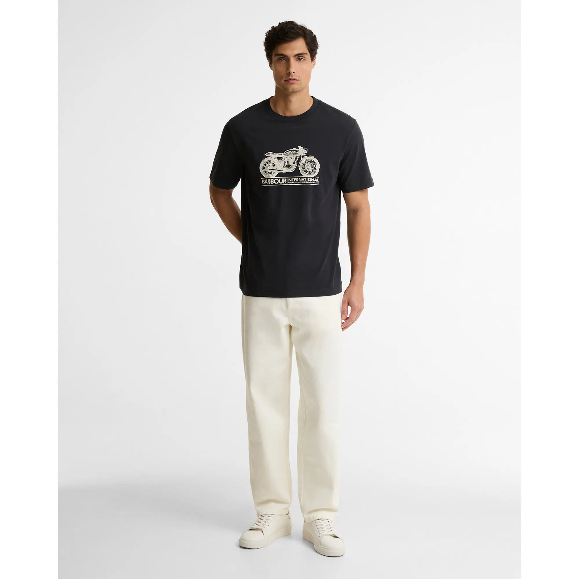 Product image 3 of 5 of Barbour International Men's Triton T-Shirt - Black