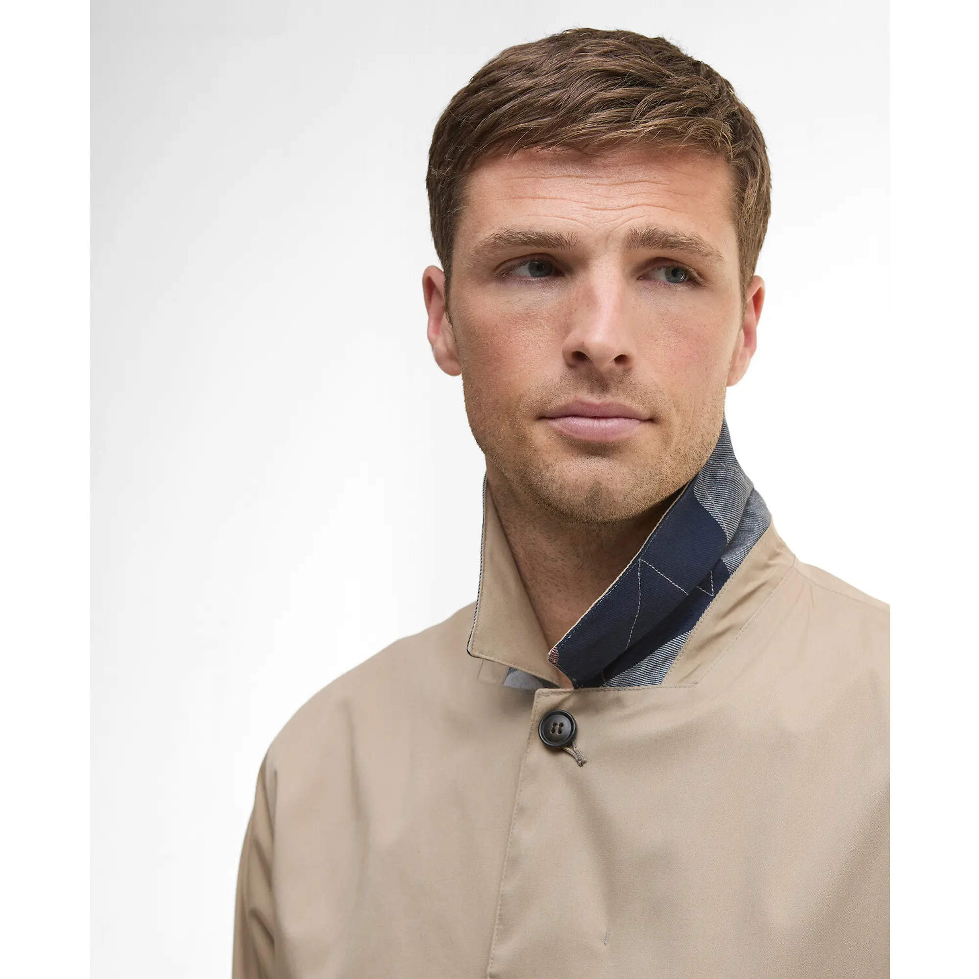 Product image 5 of 7 of Barbour Men's Lorden Waterproof Mac - Washed Stone