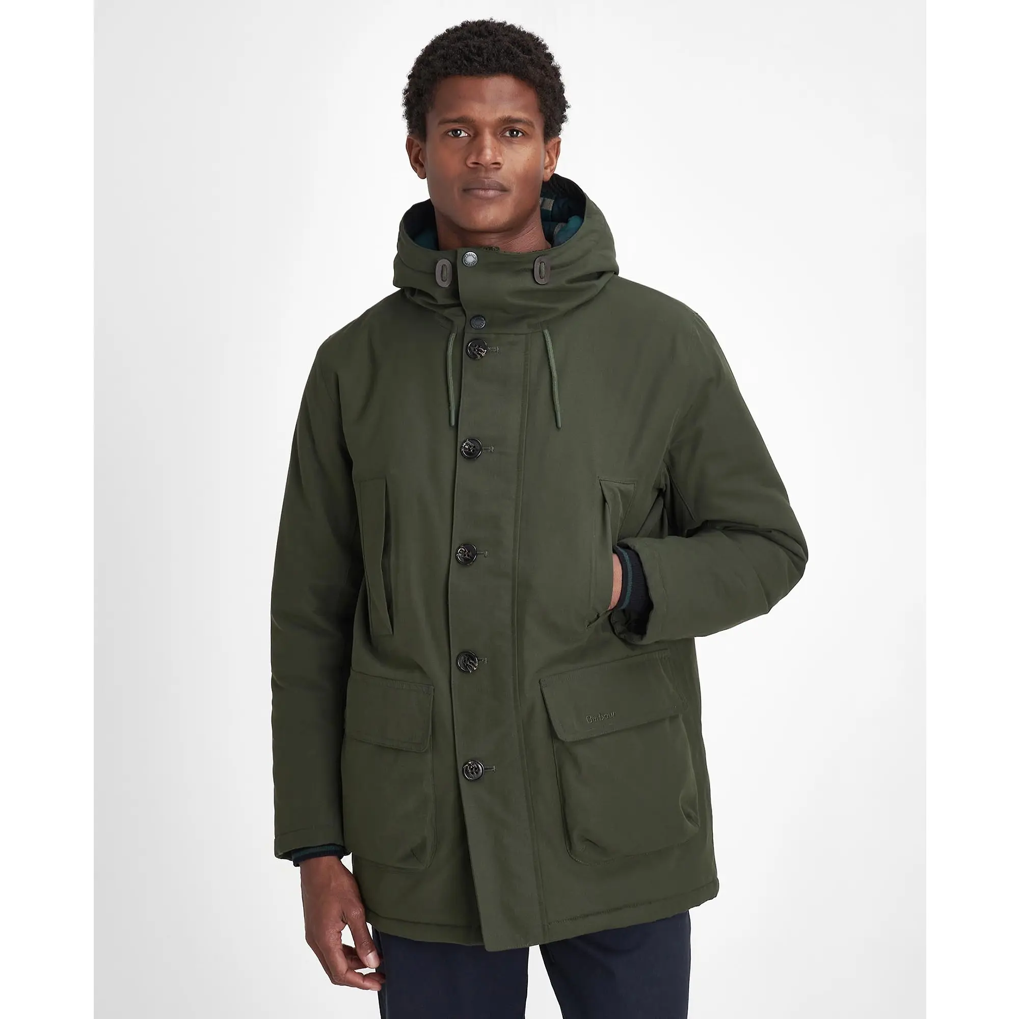 Product image 3 of 8 of Barbour Men's Winter Beaufort Waterproof Parka - Sage