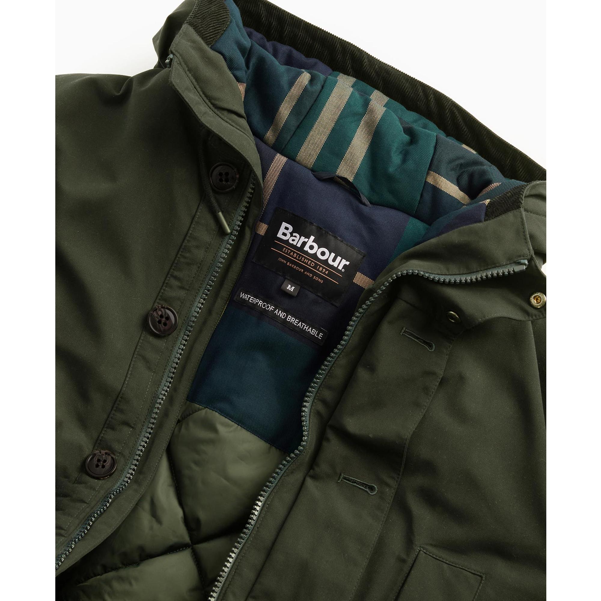 Barbour Men's Winter Beaufort Waterproof Parka - Sage | British Attire