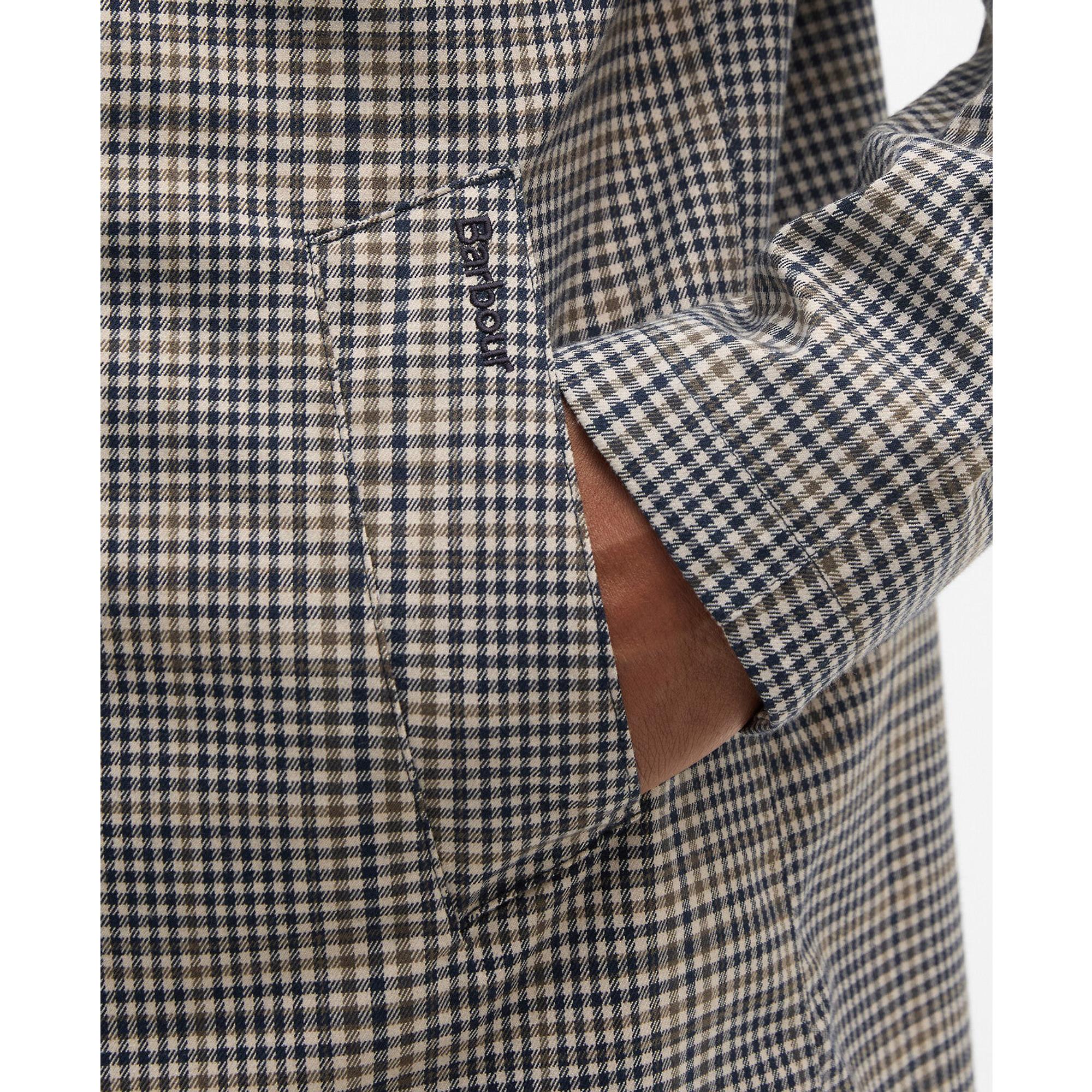 Barbour Men's Check Rokig Waterproof Mac - Highland Heritage Check