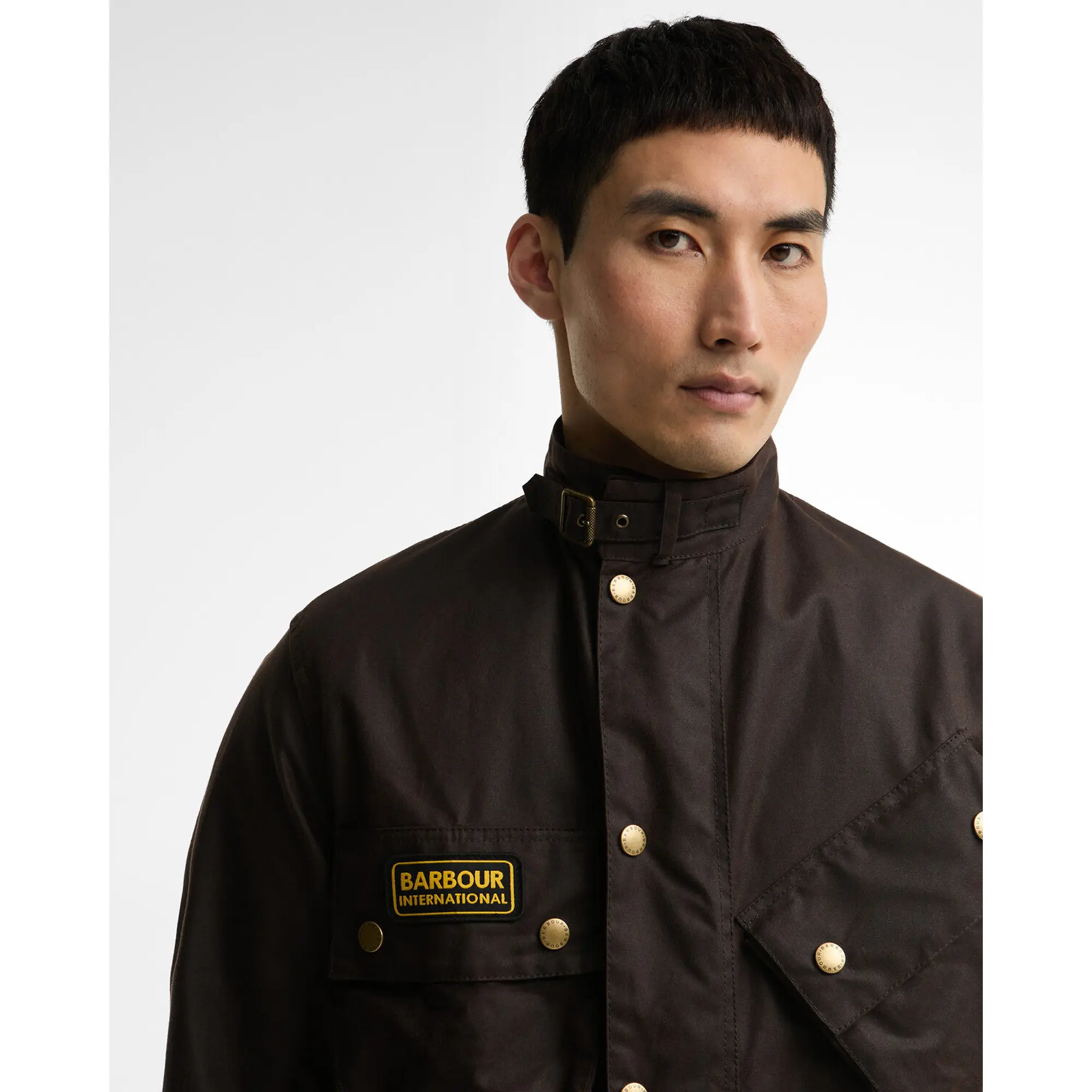 Product image 5 of 7 of Barbour International Men's Original Wax Jacket - Black Oak