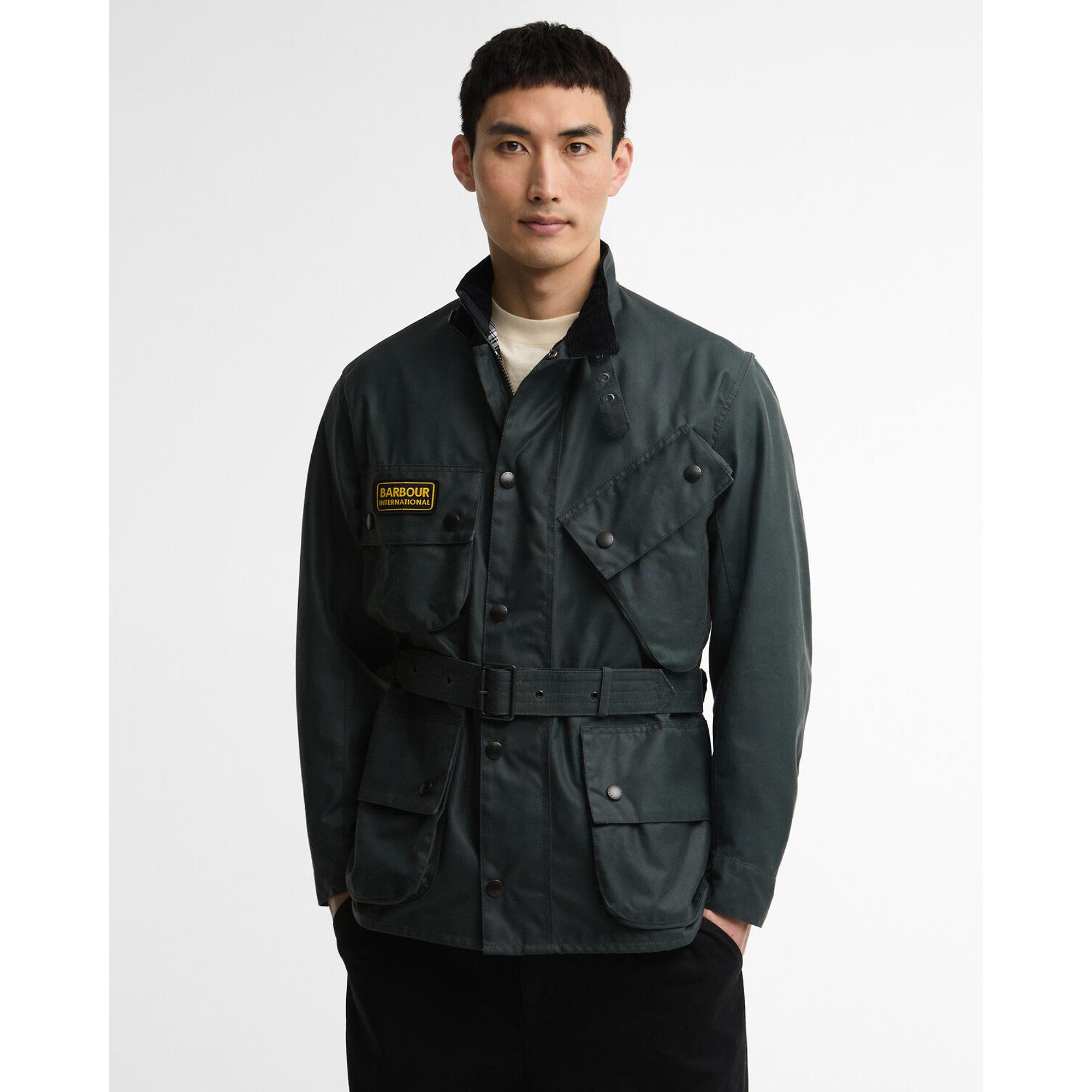 Barbour International Men's Original Wax Jacket - Dark Slate
