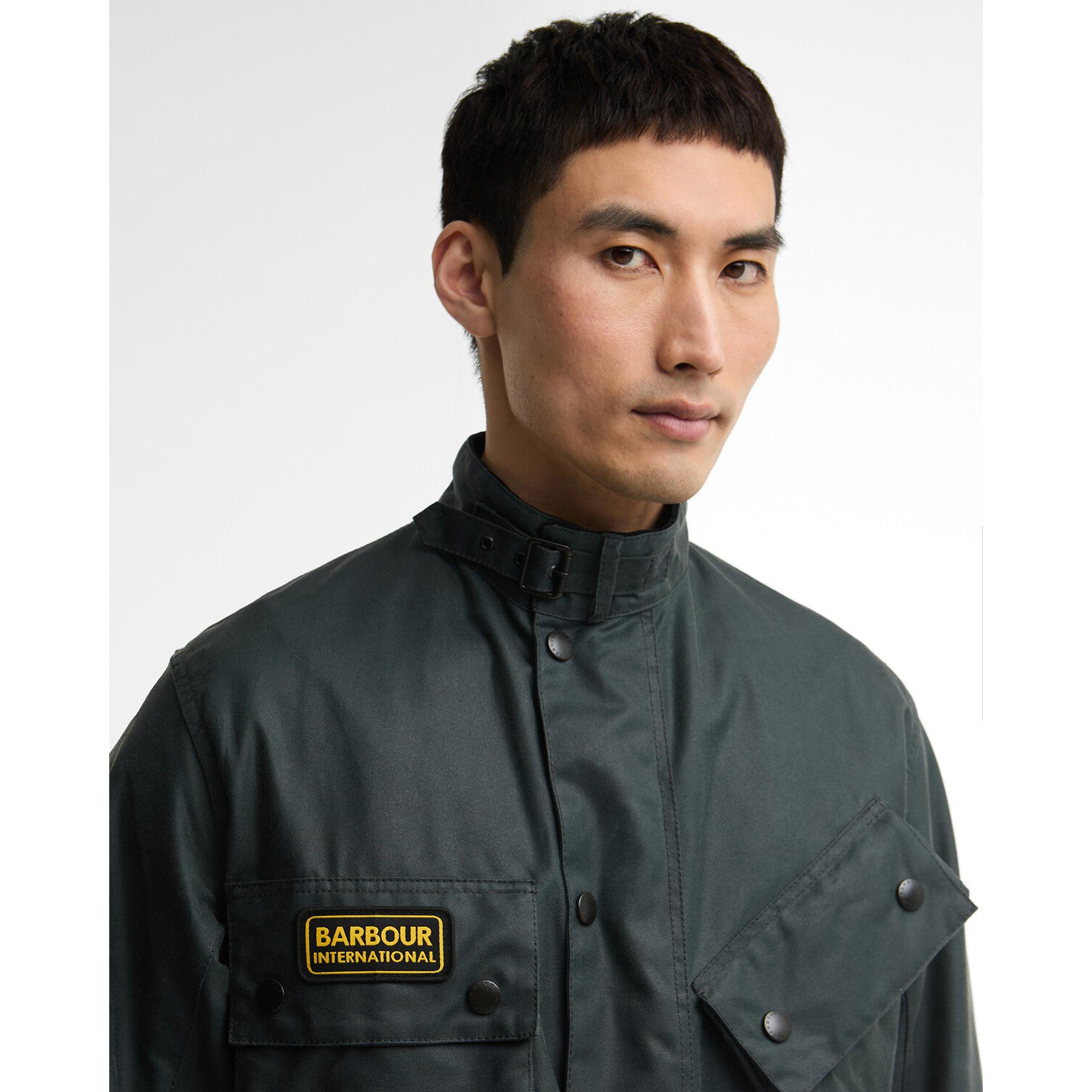 Barbour International Men's Original Wax Jacket - Dark Slate