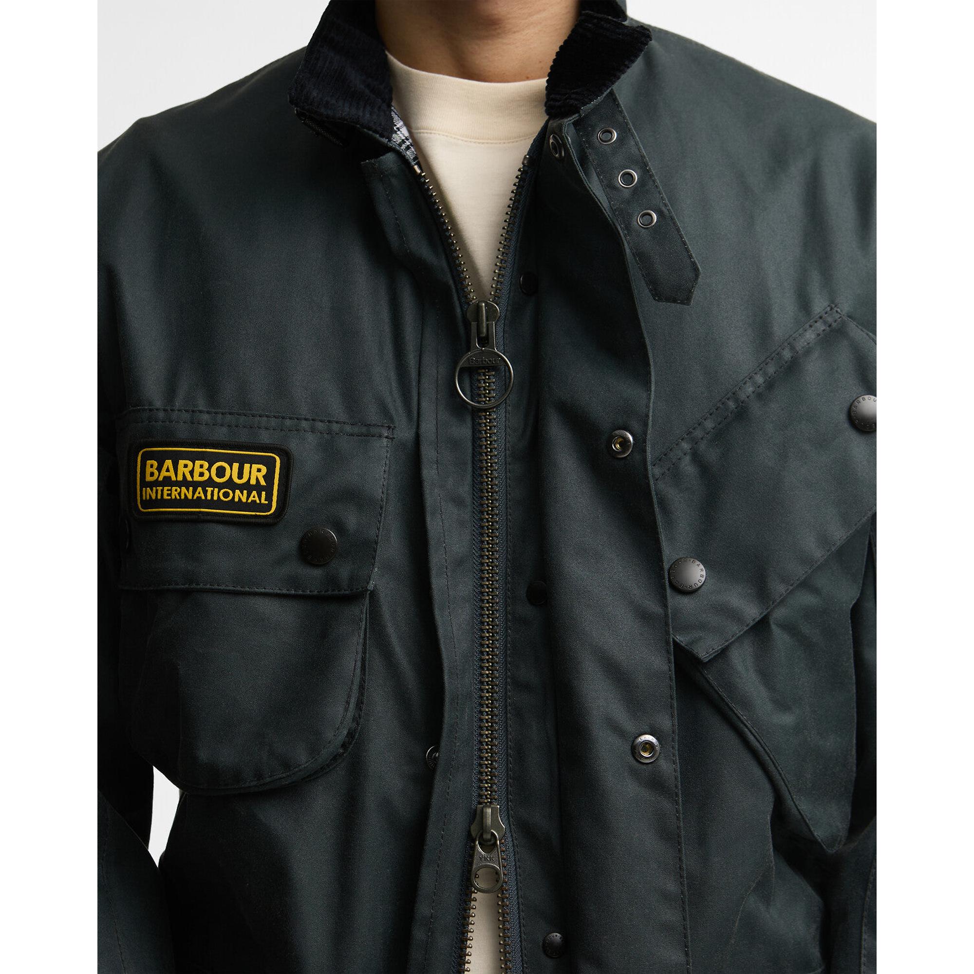 Barbour International Men's Original Wax Jacket - Dark Slate