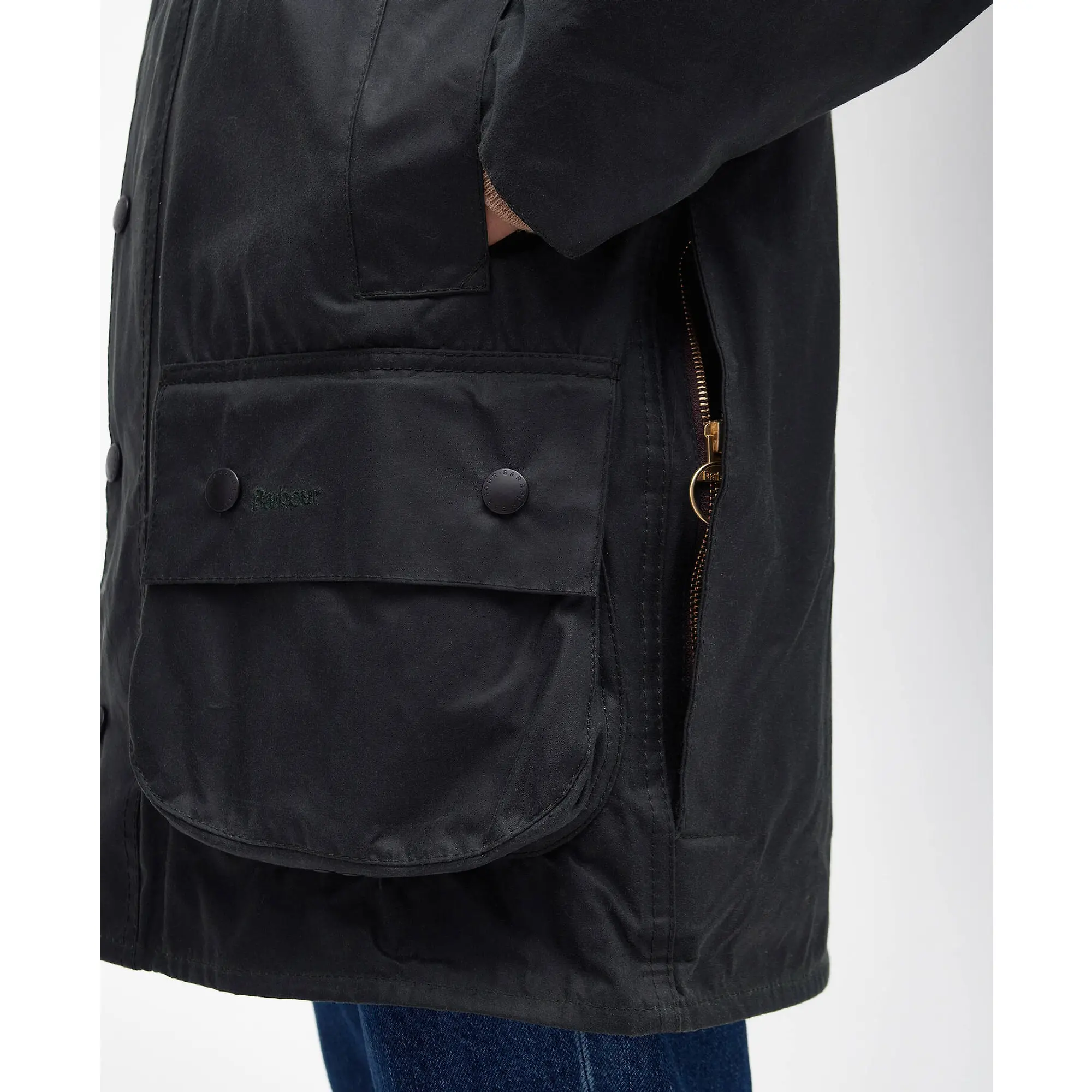 Product image 9 of 10 of Barbour Beaufort Men's Waxed Jacket - Sage