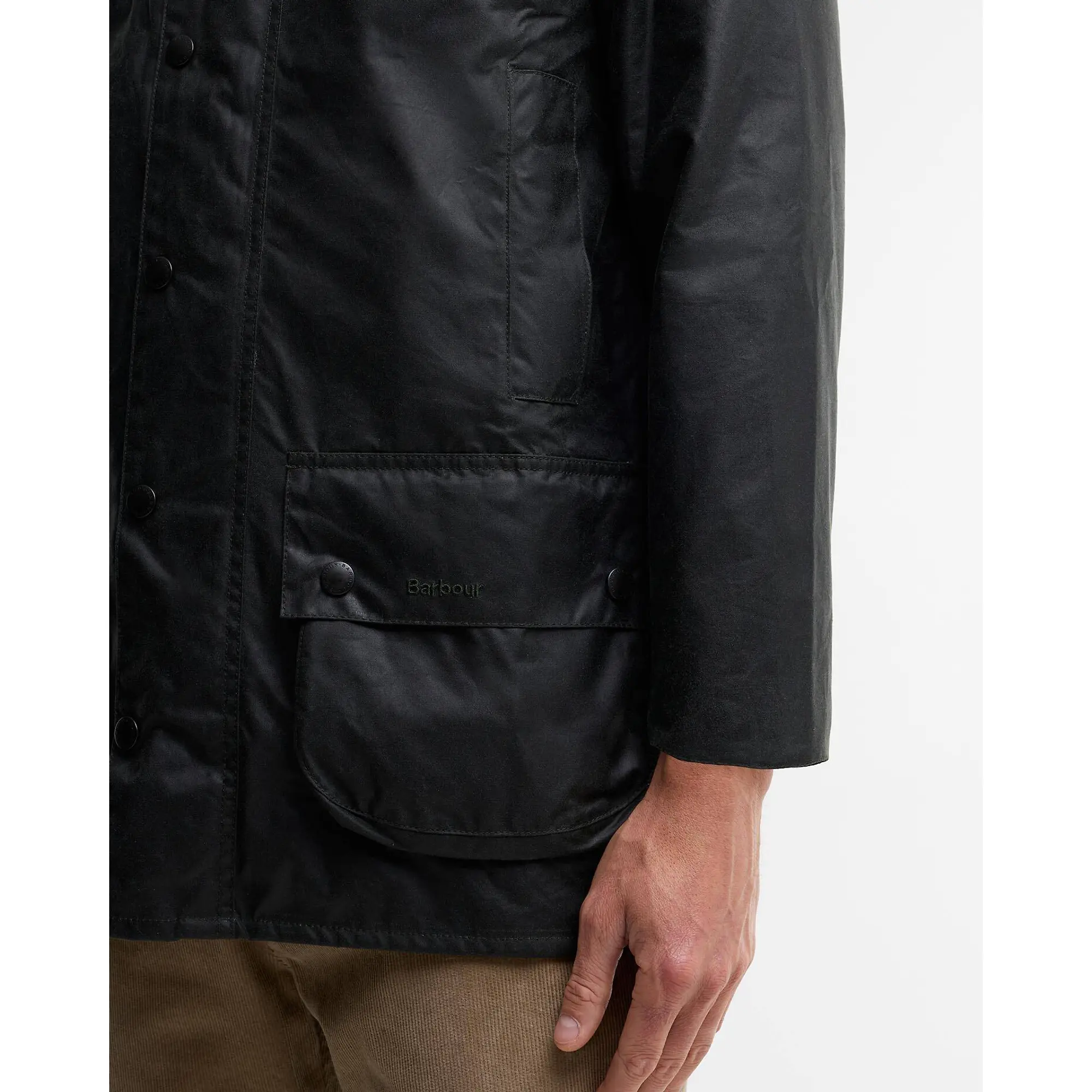 Product image 7 of 10 of Barbour Men's Beaufort Waxed Jacket - Sage