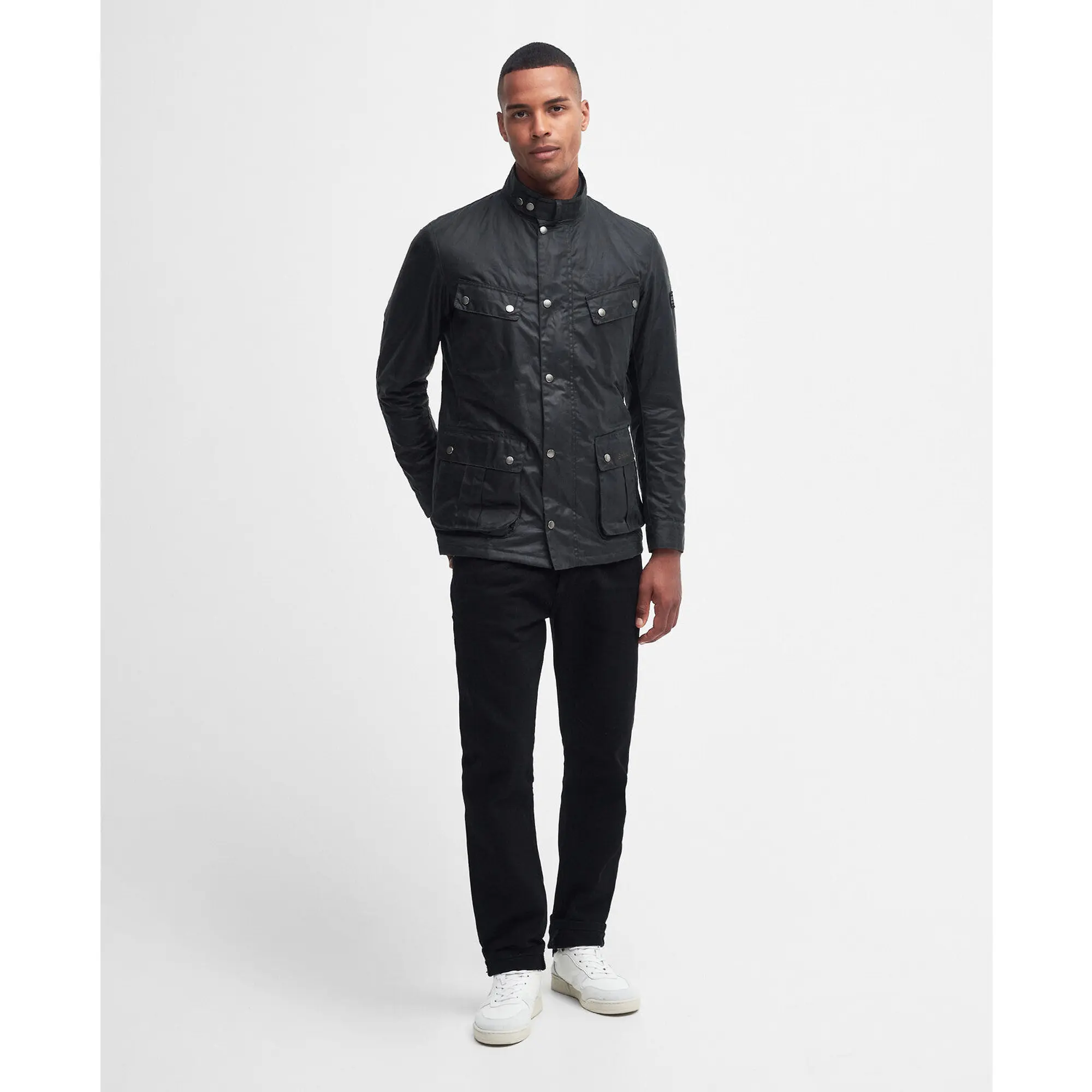 Product image 3 of 7 of Barbour International Men's Duke Wax Jacket - Sage