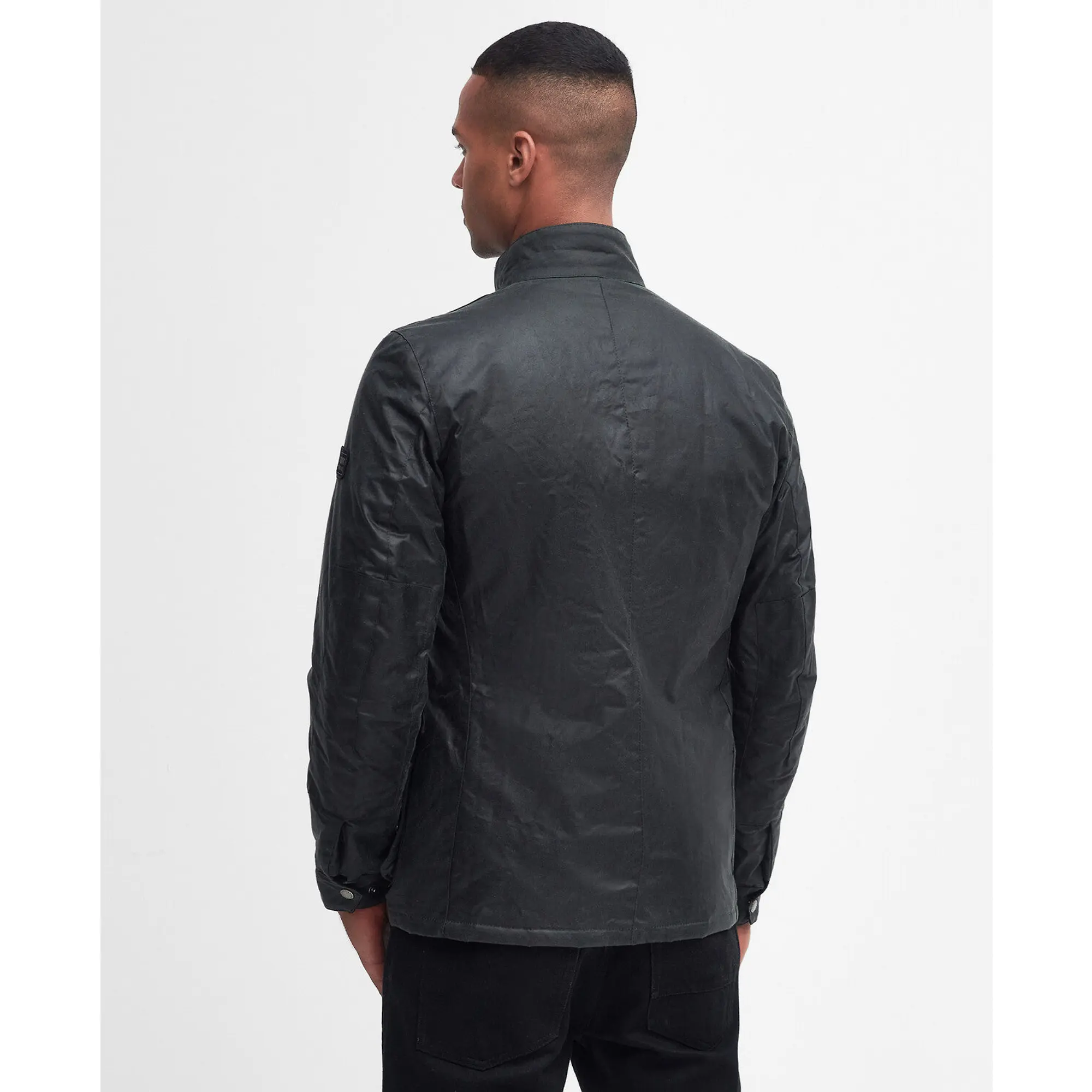 Product image 4 of 7 of Barbour International Men's Duke Wax Jacket - Sage
