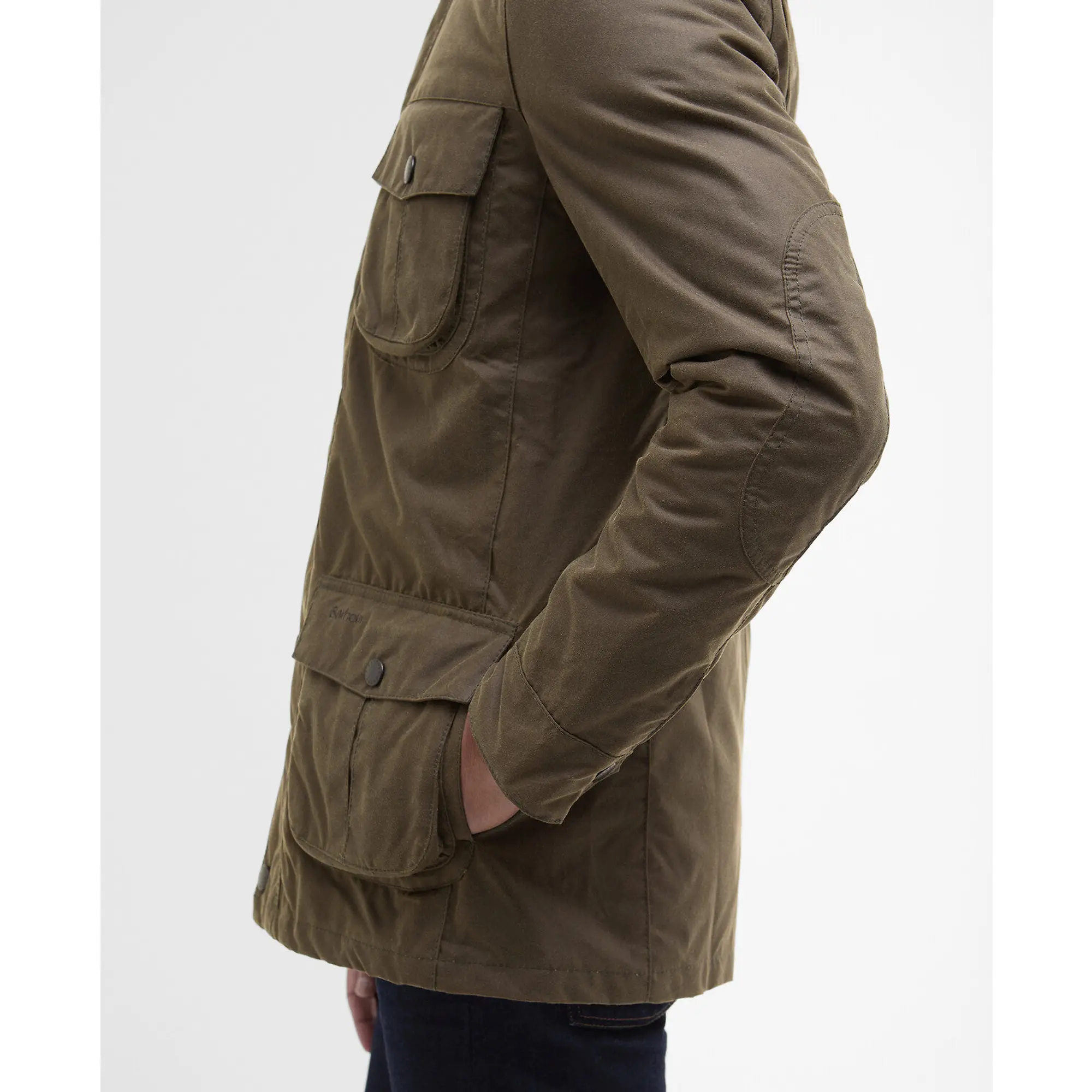 Product image 8 of 9 of Barbour Men's Corbridge Waxed Jacket - Beech/Classic