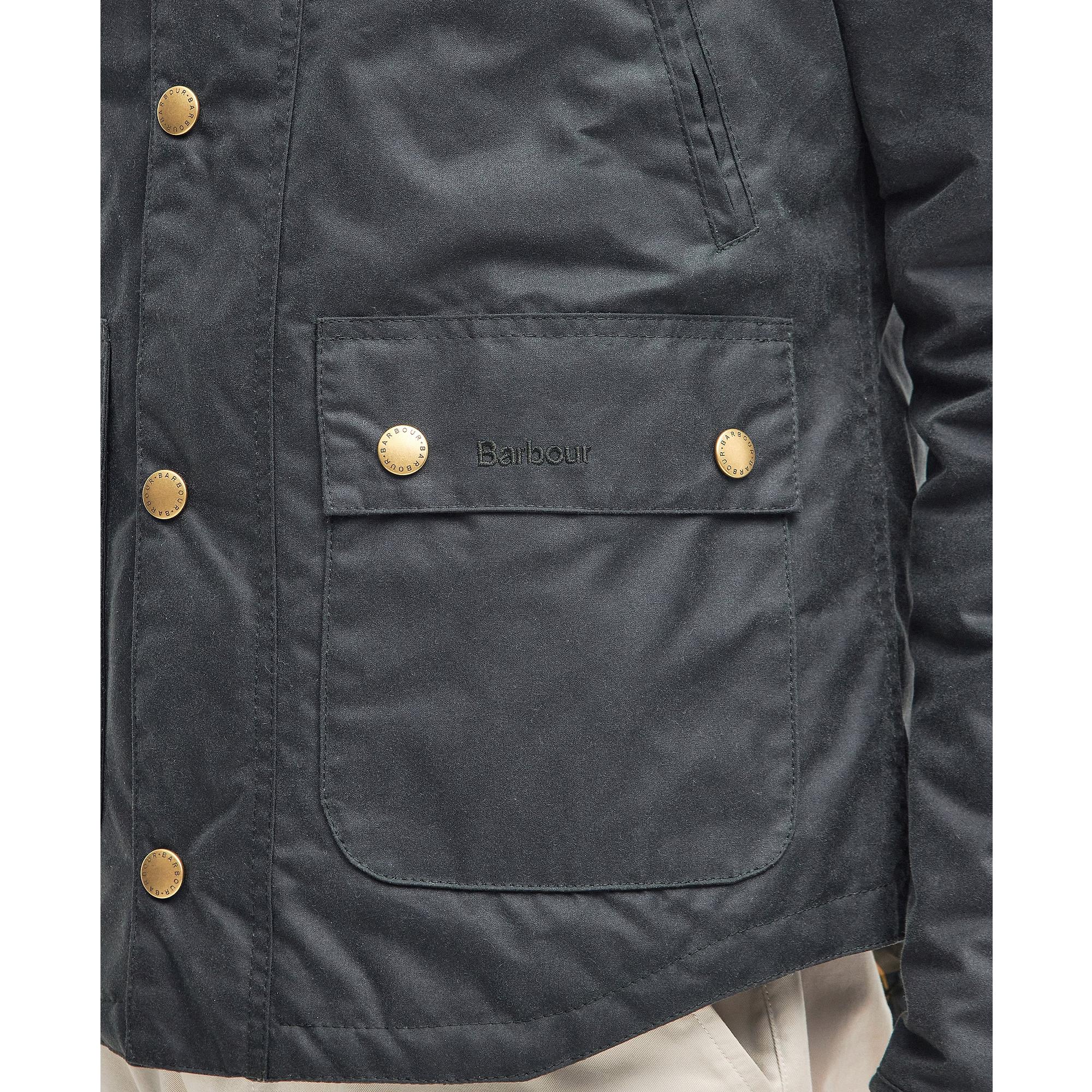 Barbour Men's Reelin Wax Jacket - Sage | British Attire