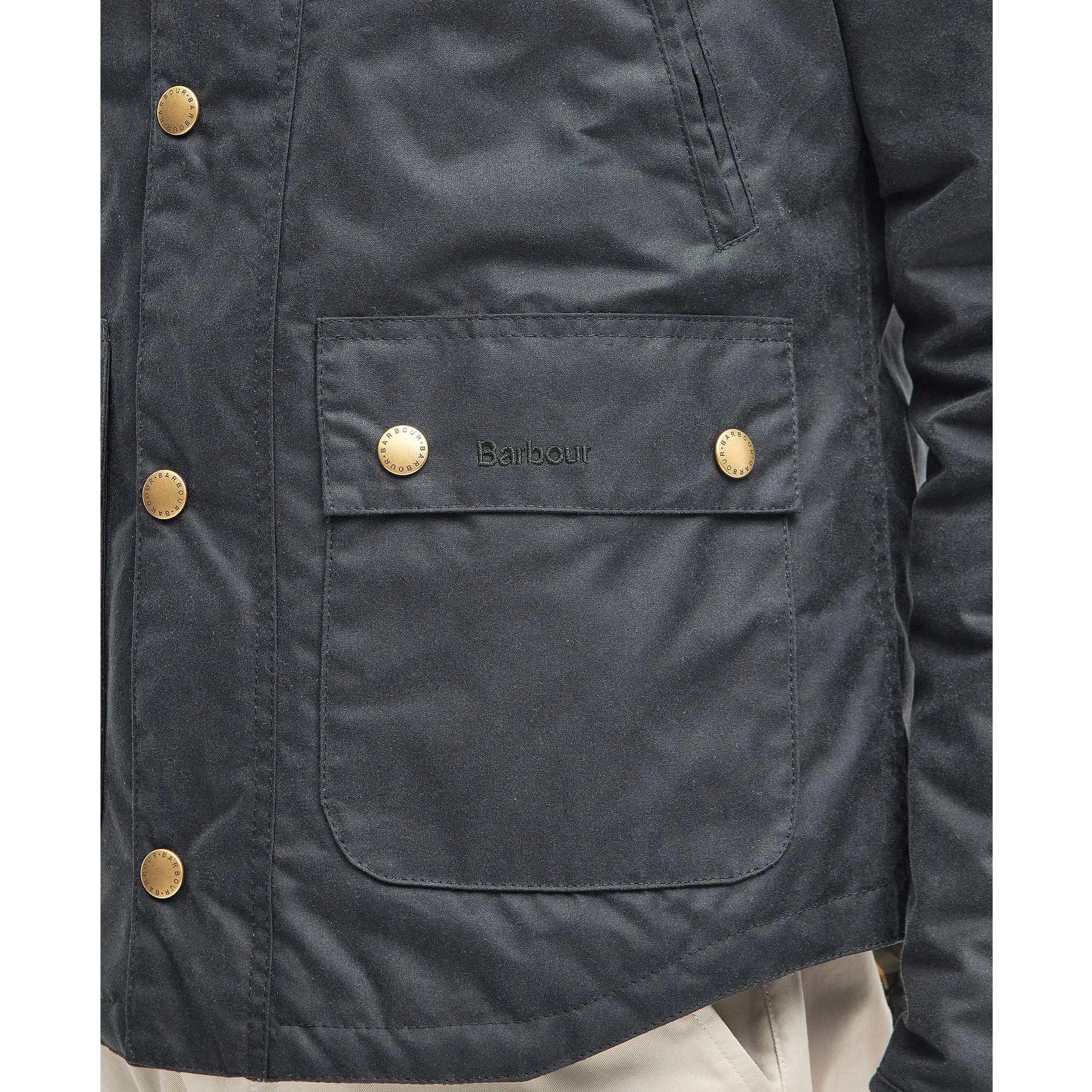 Product image 7 of 8 of Barbour Men's Reelin Wax Jacket - Sage