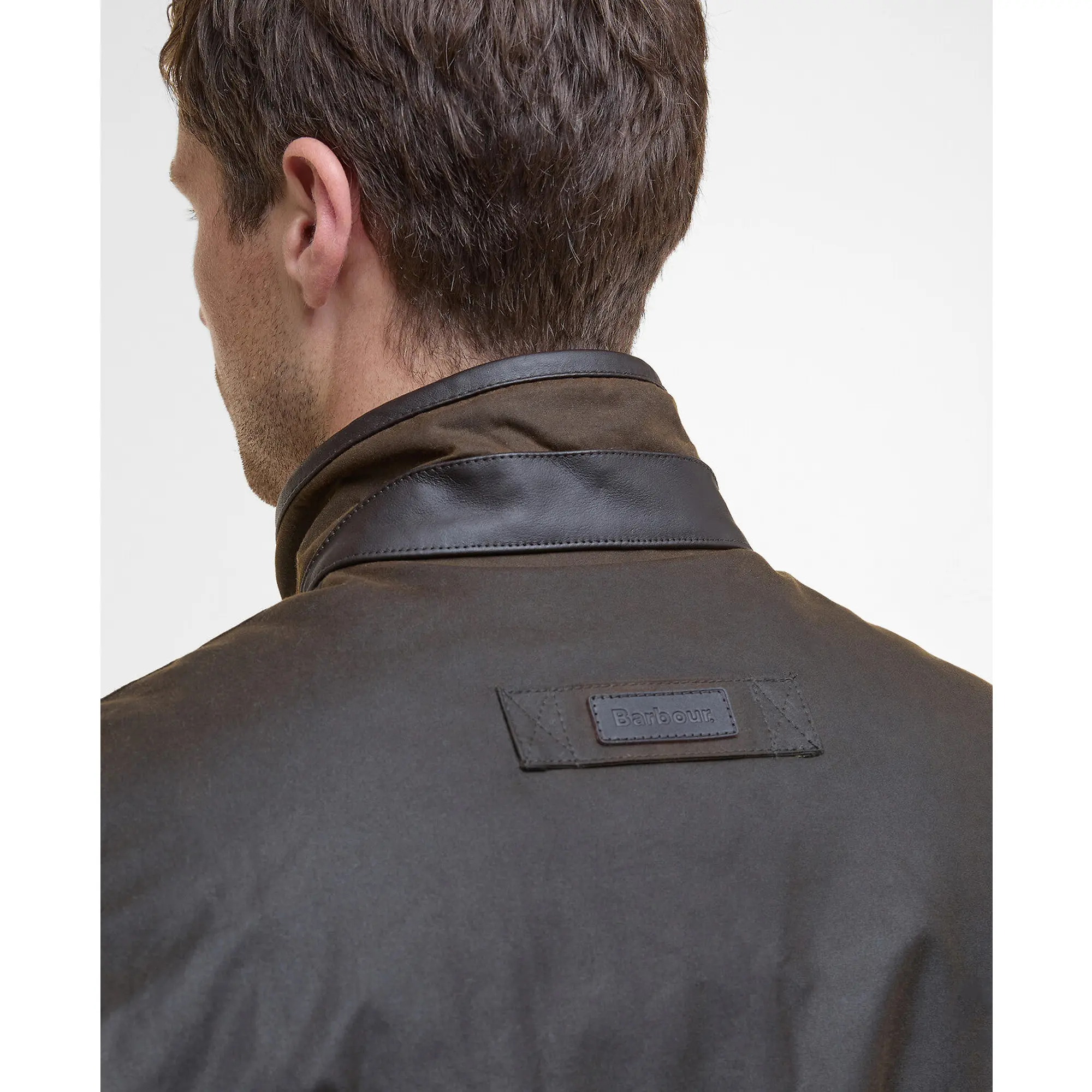 Product image 7 of 9 of Barbour Men's Hereford Wax Jacket - Olive