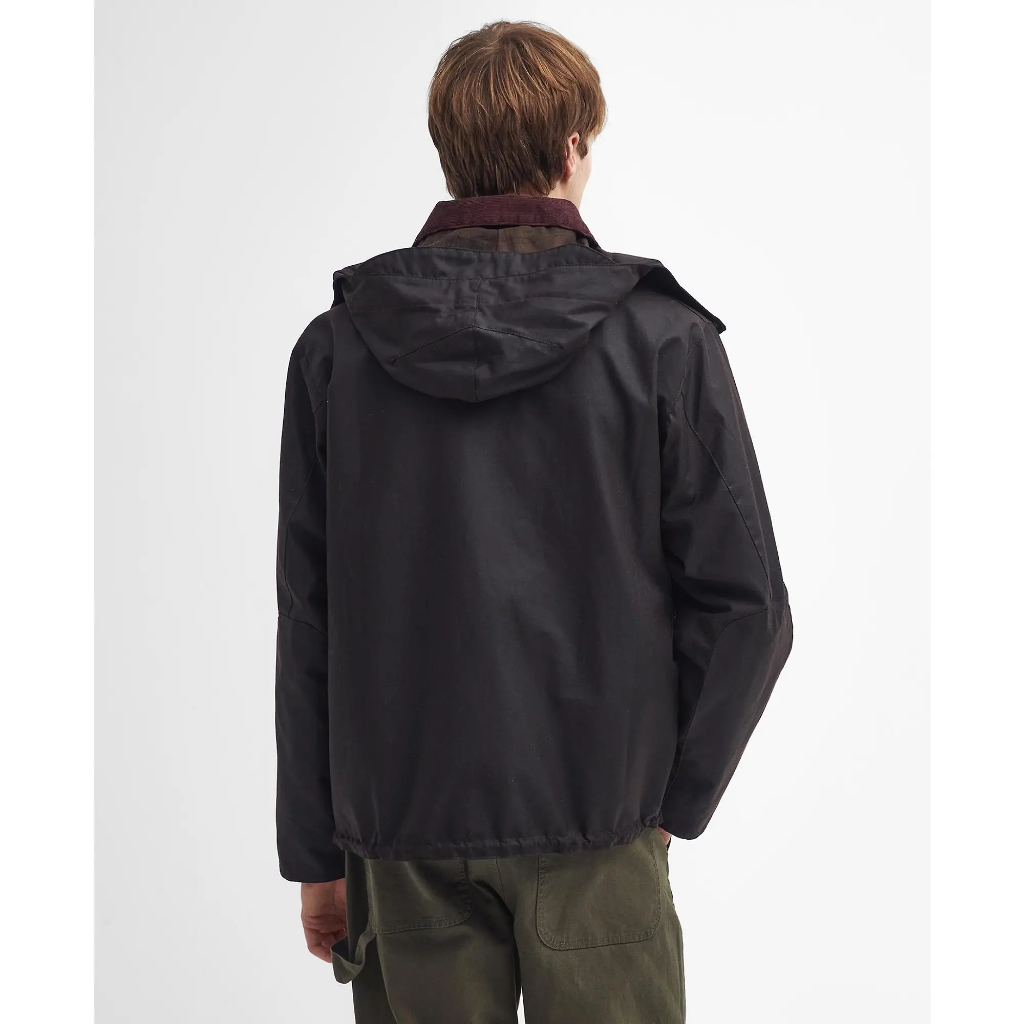 Product image 4 of 10 of Barbour Men's Re-Engineered Spey Waxed Jacket - Rustic