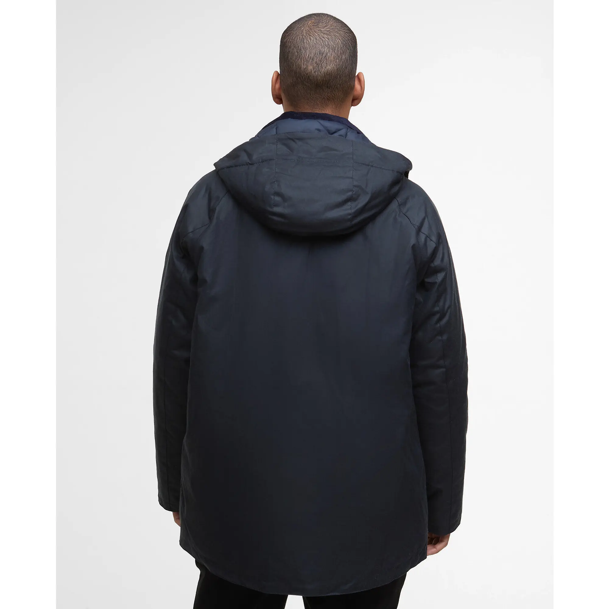 Product image 4 of 8 of Barbour Men's Modern Beaufort Waxed Jacket - Navy/Midnight Oak