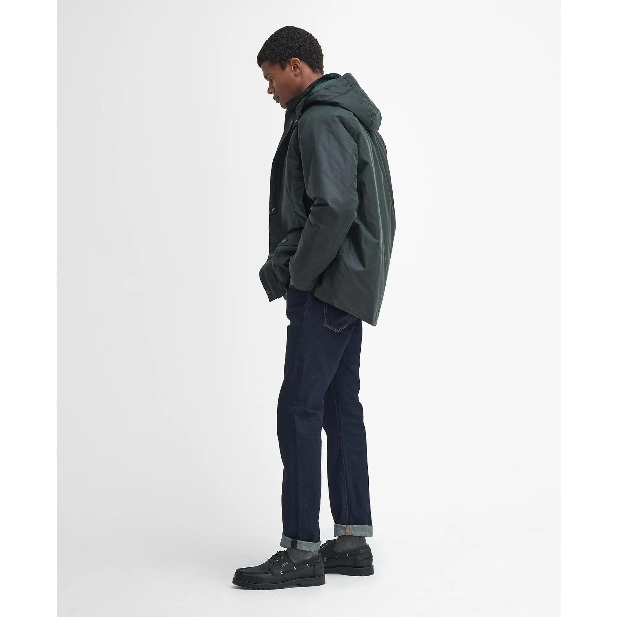 Product image 4 of 9 of Barbour Men's Modern Beaufort Waxed Jacket - Sage